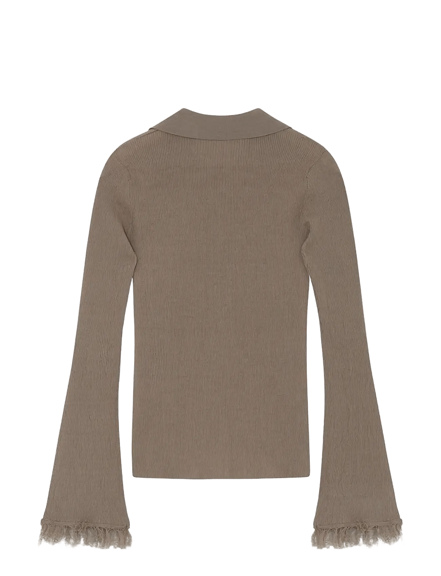Day Birger et Mikkelsen - Blanche - Cotton Base - poloskjorter - chinchilla - 4