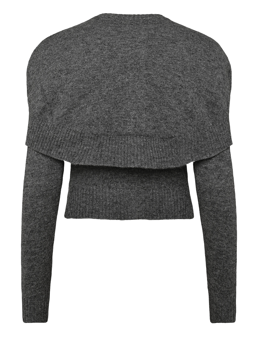 Day Birger et Mikkelsen - DAYEllie -Medium Soft Wool - strickjacken - medium grey melange - 2