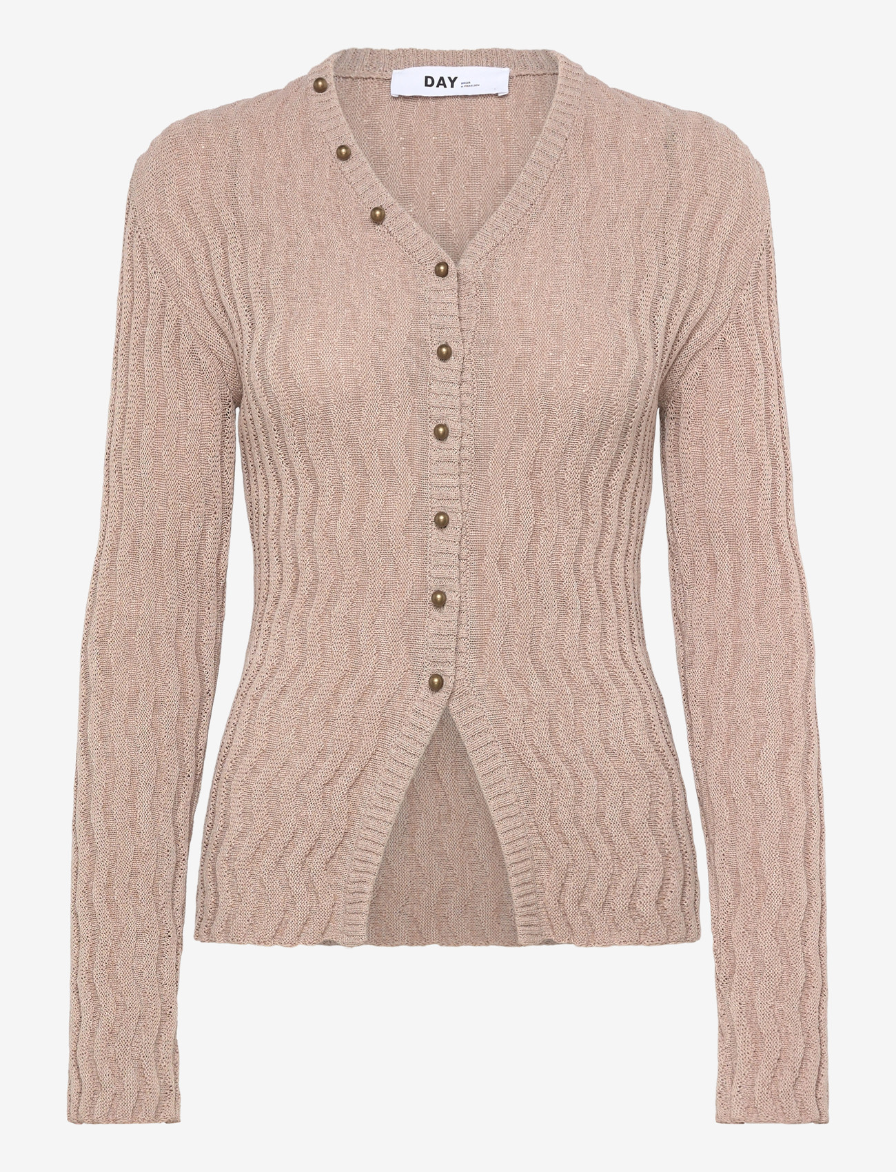 Day Birger et Mikkelsen - Joelle - Summer Linen - cardigans - cobblestone - 1
