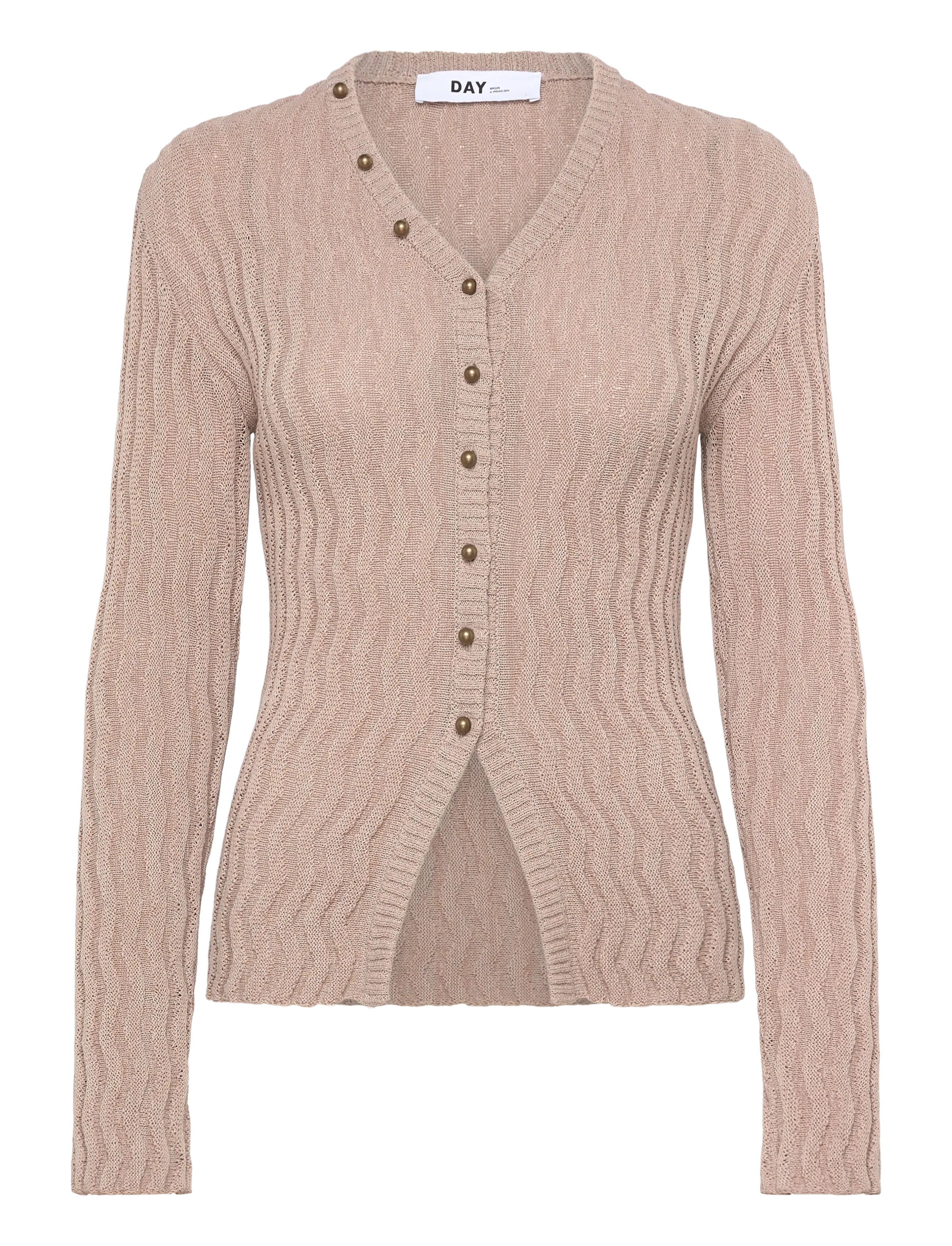 Day Birger et Mikkelsen Joelle - Summer Linen - Plus Size - COBBLESTONE / beige