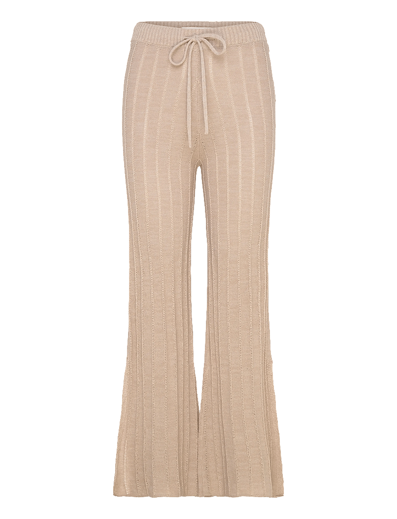 Day Birger et Mikkelsen - Tachia - Summer Linen - utsvängda byxor - cobblestone - 1