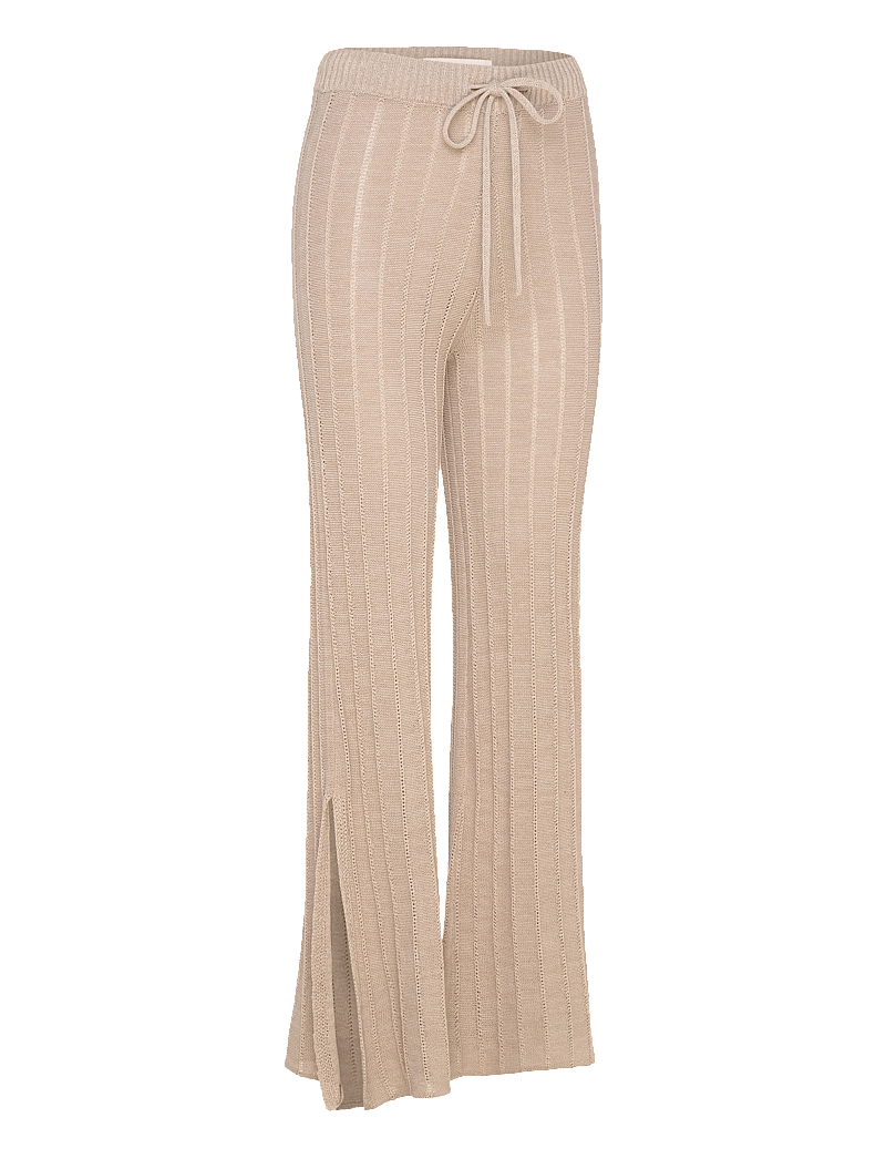 Day Birger et Mikkelsen - Tachia - Summer Linen - utsvängda byxor - cobblestone - 4