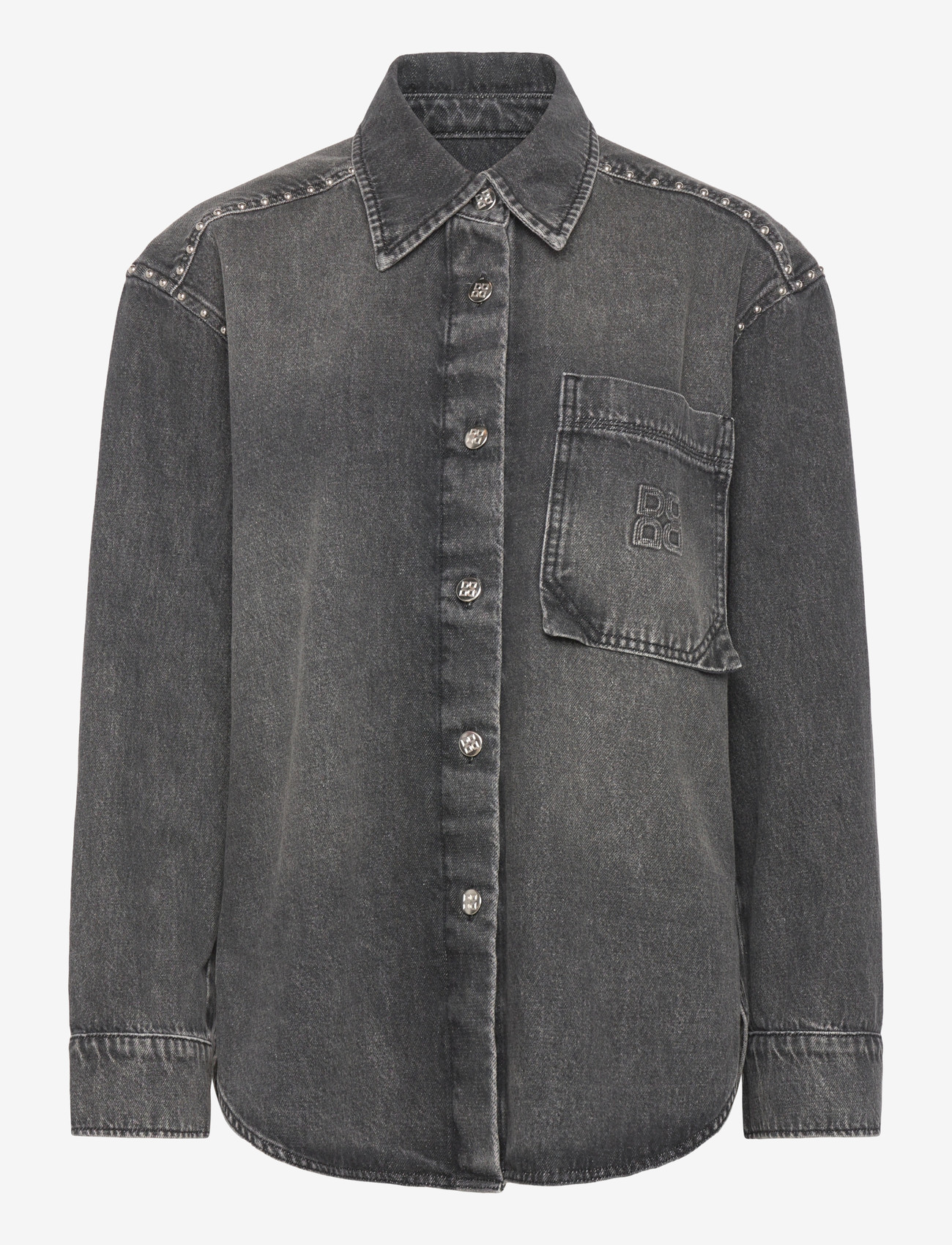 Day Birger et Mikkelsen - Clothilde - Embellished Denim - denim shirts - black - 1