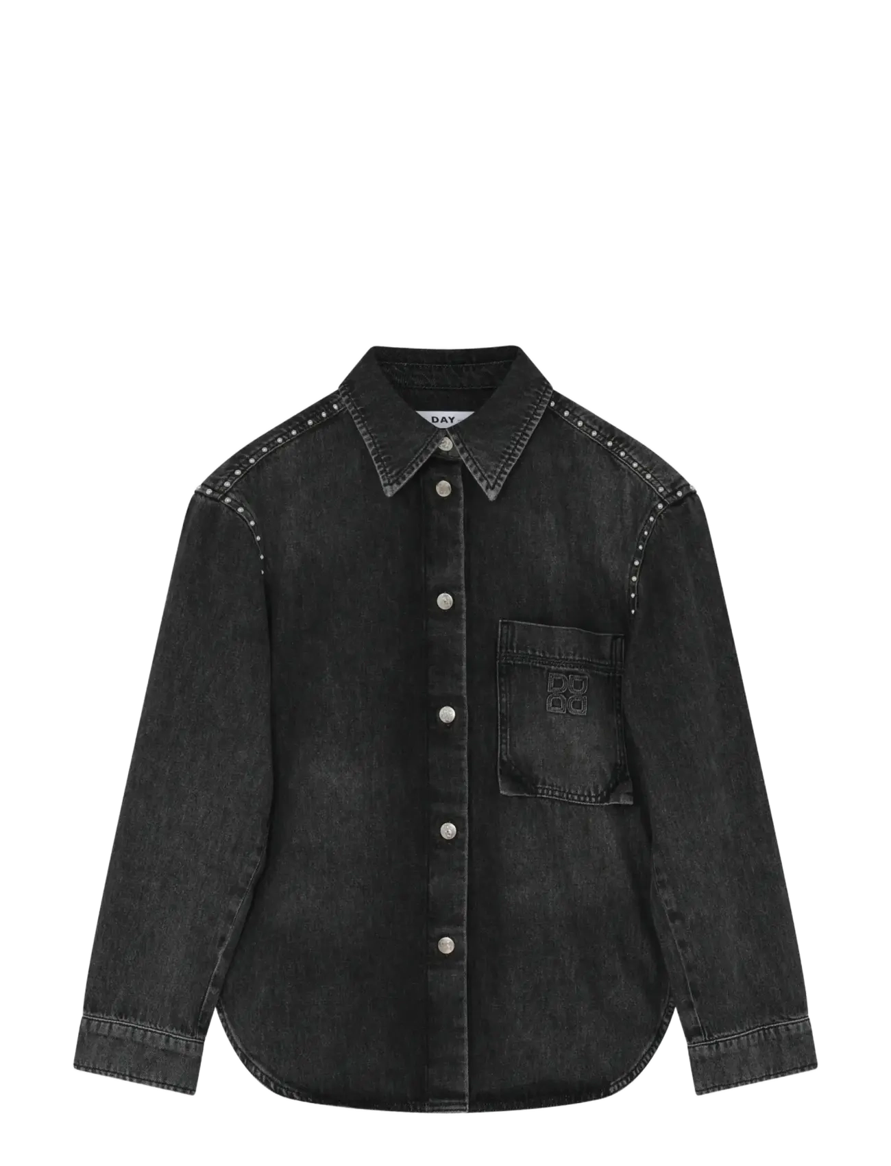 Day Birger et Mikkelsen - Clothilde - Embellished Denim - jeanshemden - black - 3