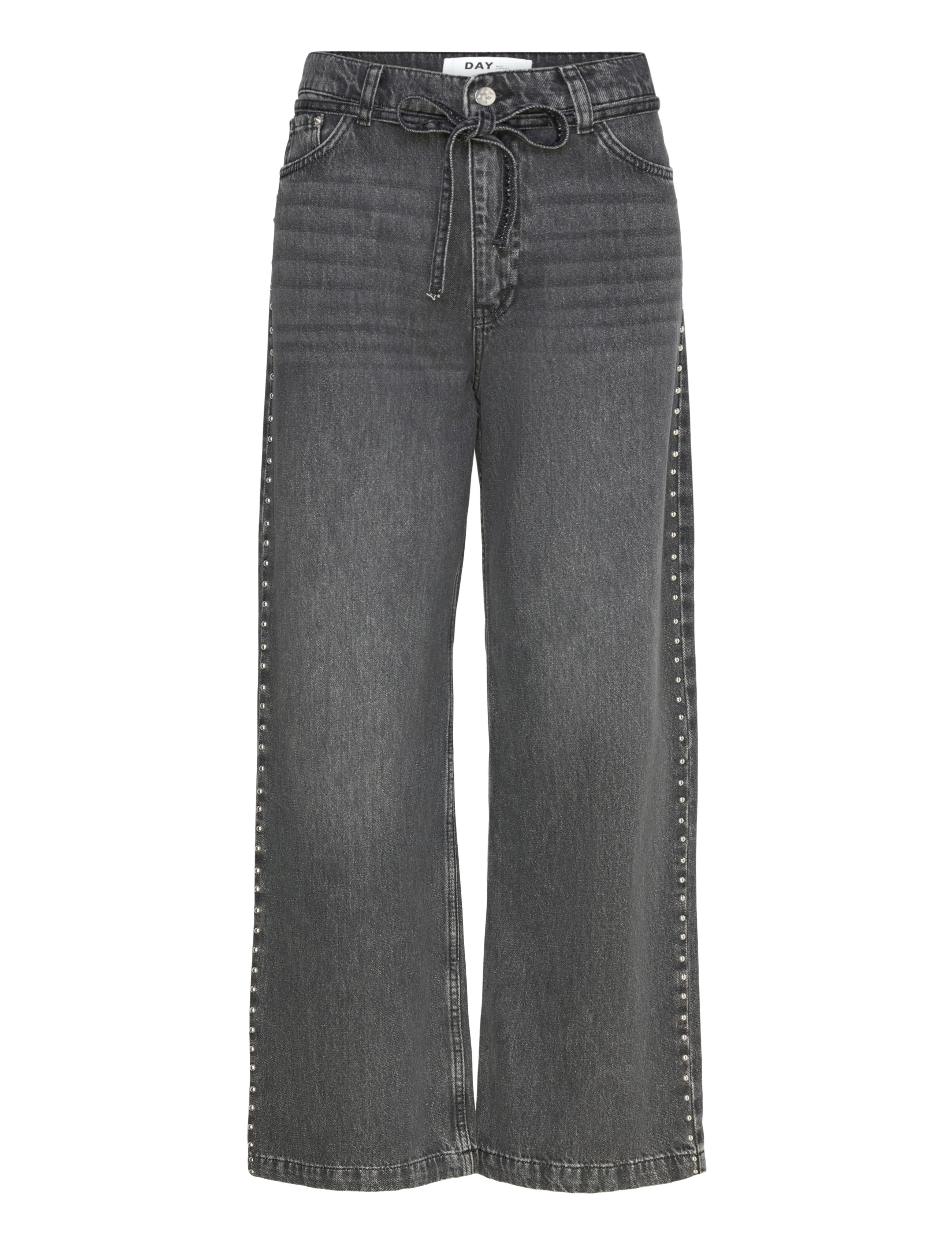 Elijah - Embellished Denim - BLACK