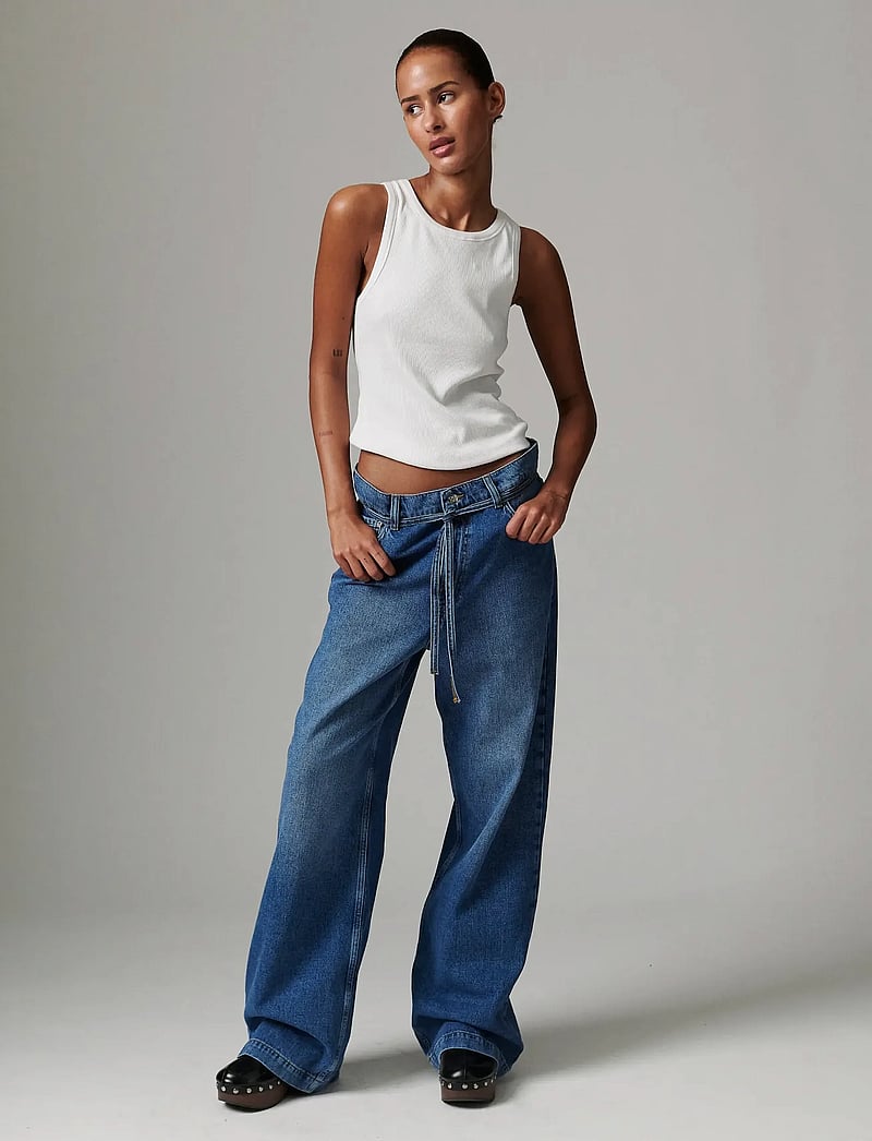 Day Birger et Mikkelsen - Elijah - Medium Denim - wide leg jeans - medium blue - 5