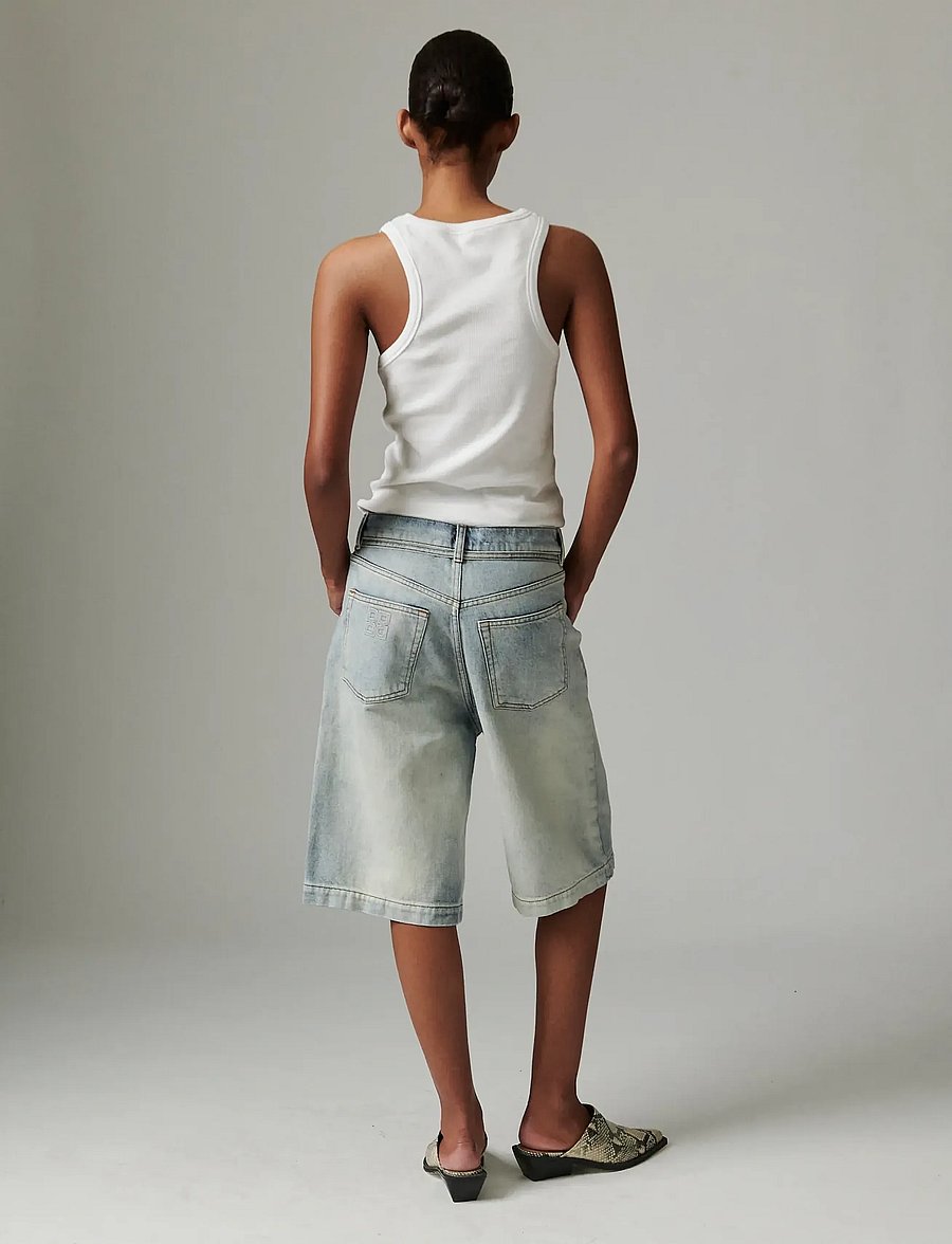 Day Birger et Mikkelsen - Elijah Shorts - Light Blue Washed - jeansshorts - light blue - 4