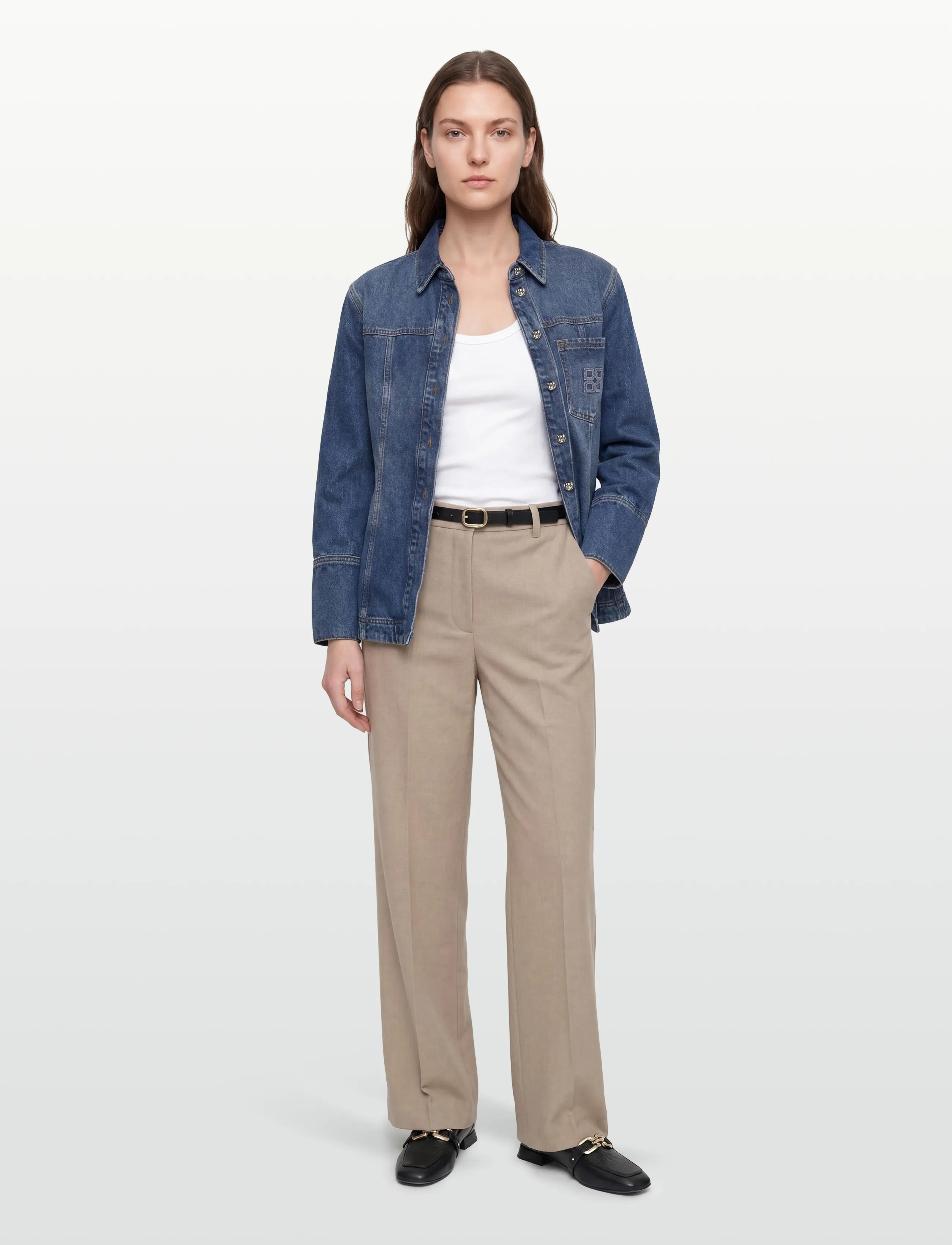 Day Birger et Mikkelsen Ludmilla - Medium Denim - Chemisier & Chemises - MEDIUM BLUE / blue