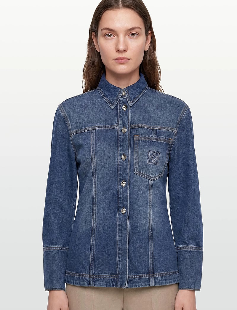 Day Birger et Mikkelsen - Ludmilla - Medium Denim - denimskjorter - medium blue - 3