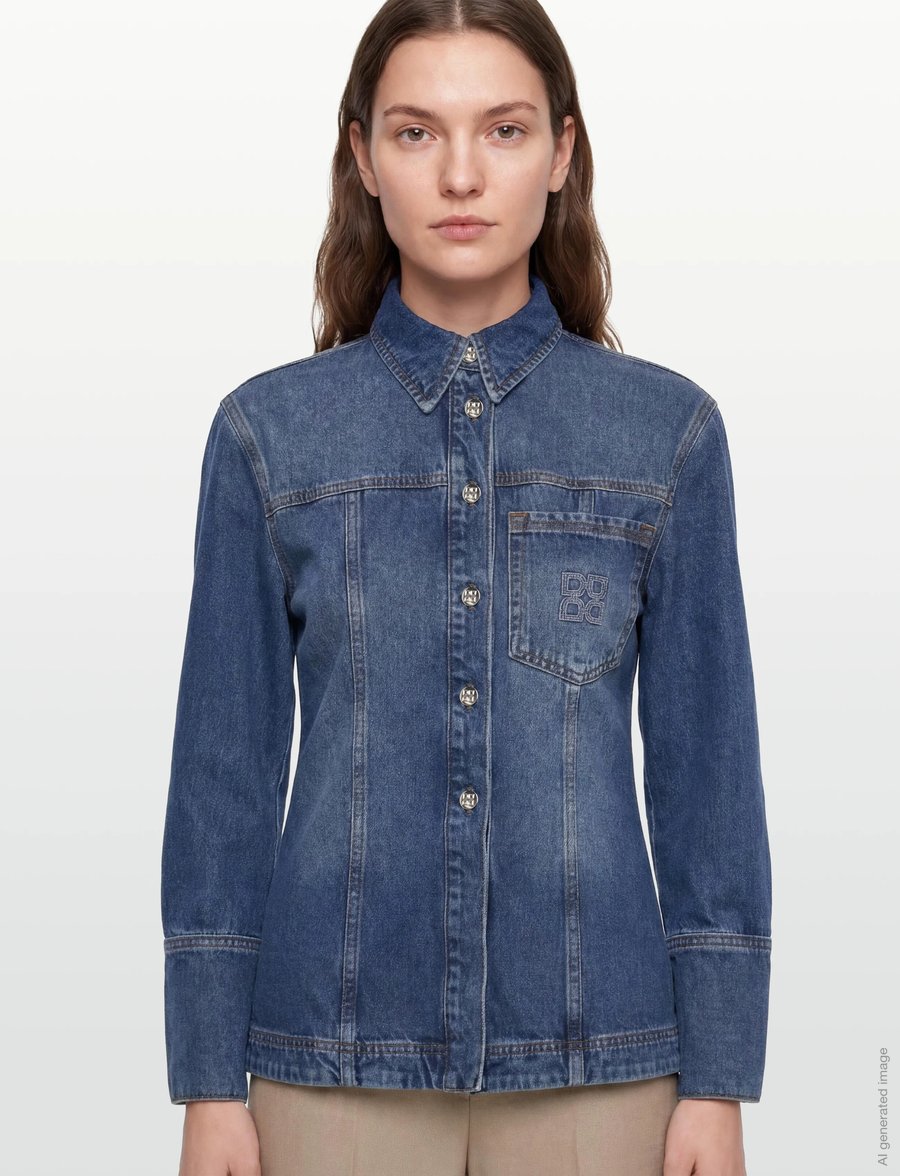 Day Birger et Mikkelsen - Ludmilla - Medium Denim - teksasärgid - medium blue - 3