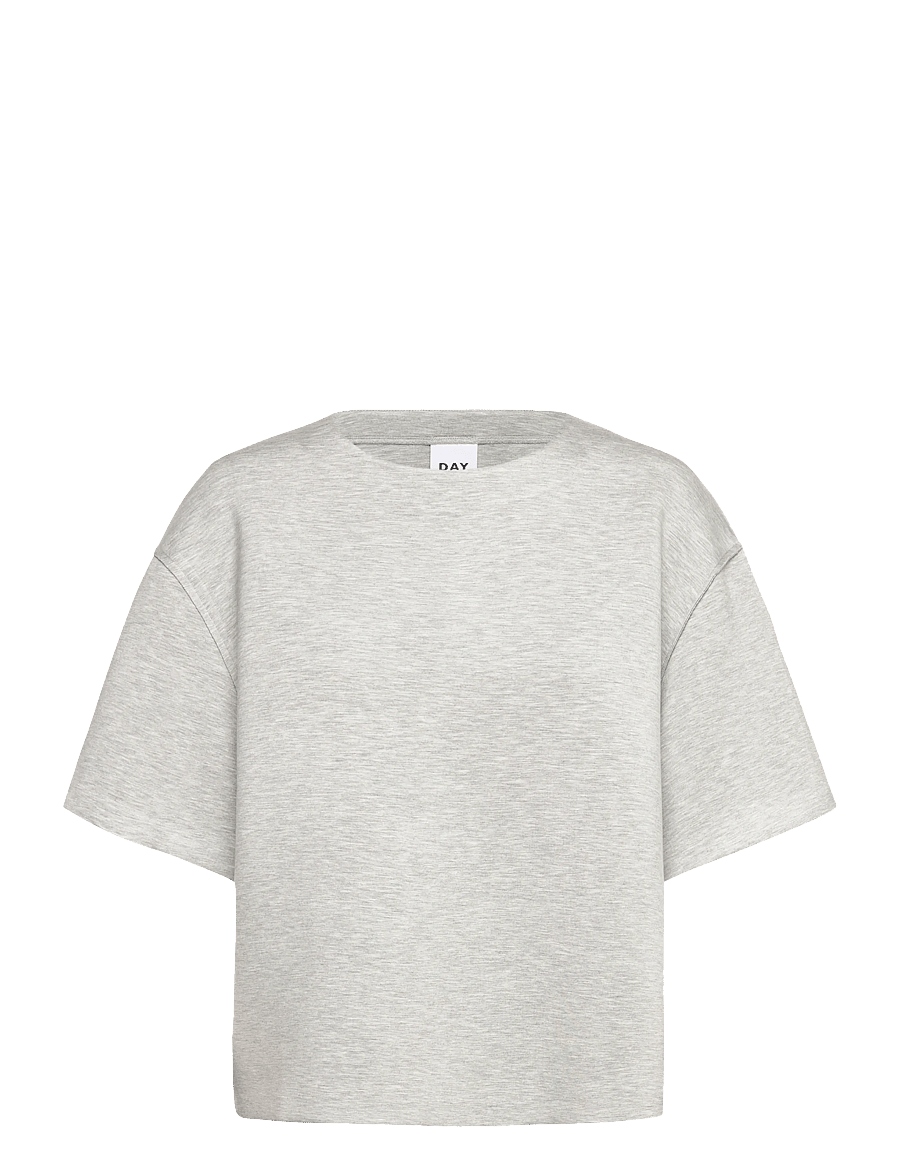 Day Birger et Mikkelsen - Amalie - Scuba - t-shirts & tops - light grey melange - 1