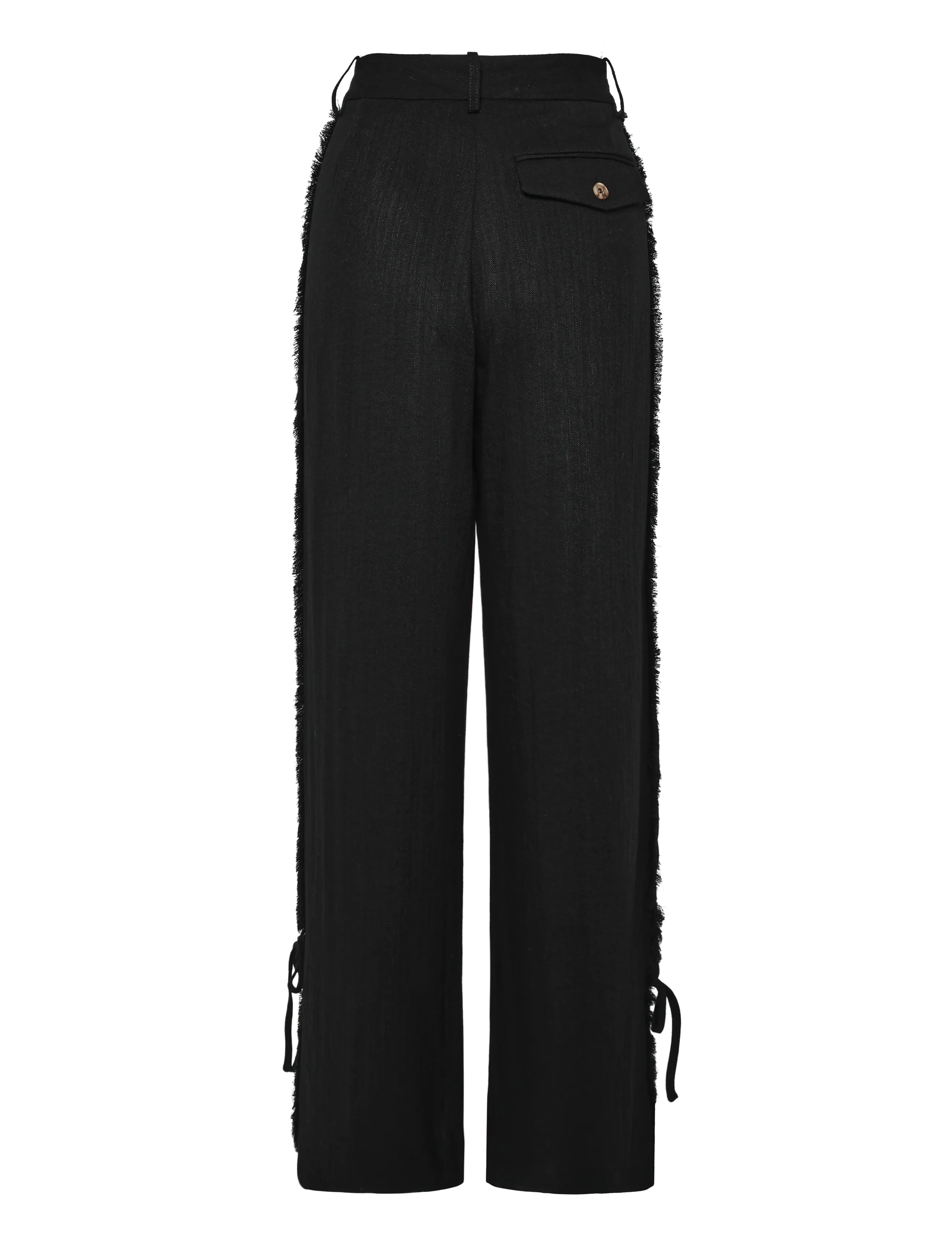 Day Birger et Mikkelsen - Belle - Contrast Linen - kostymbyxor - black - 2