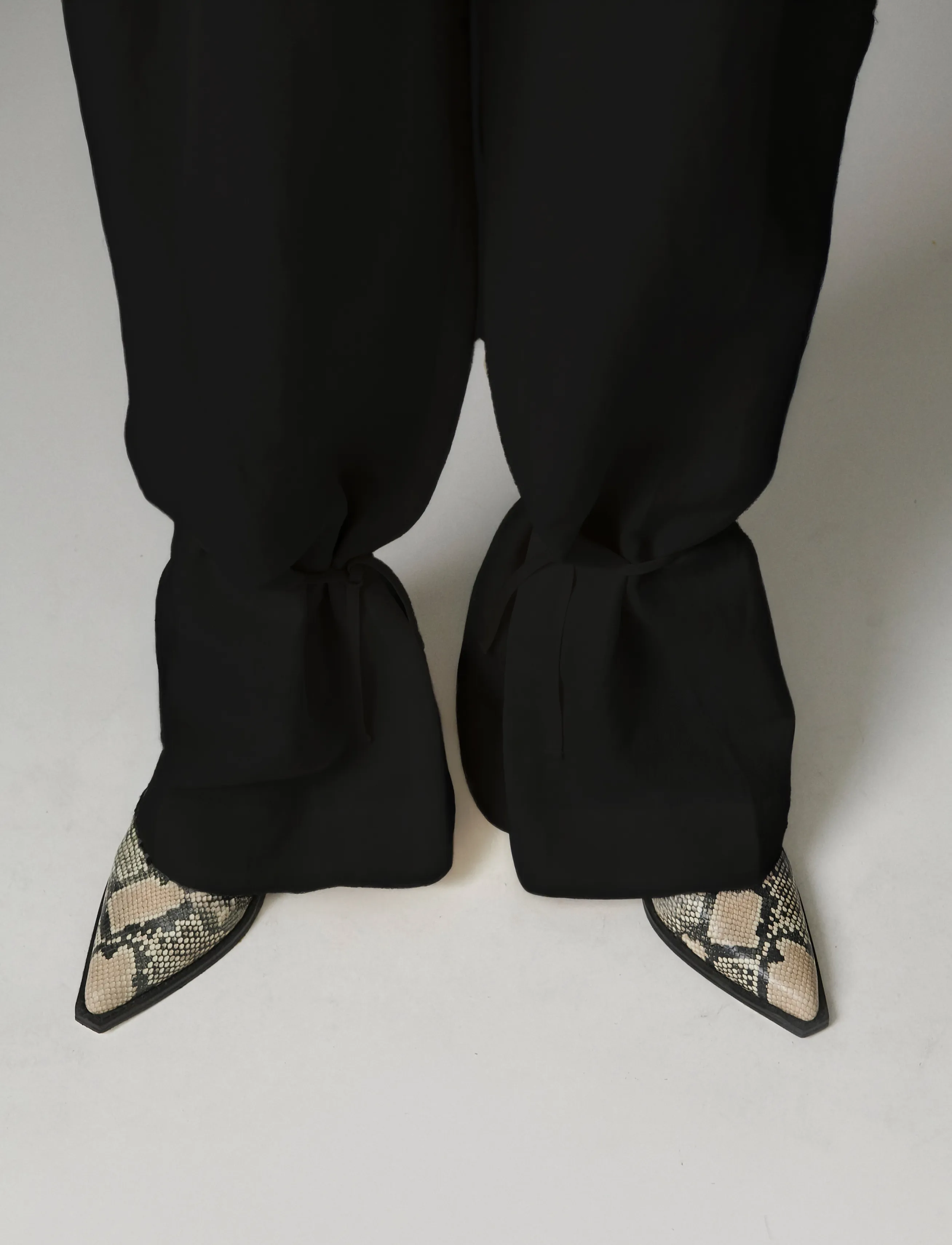 Day Birger et Mikkelsen - Belle - Contrast Linen - kostymbyxor - black - 3