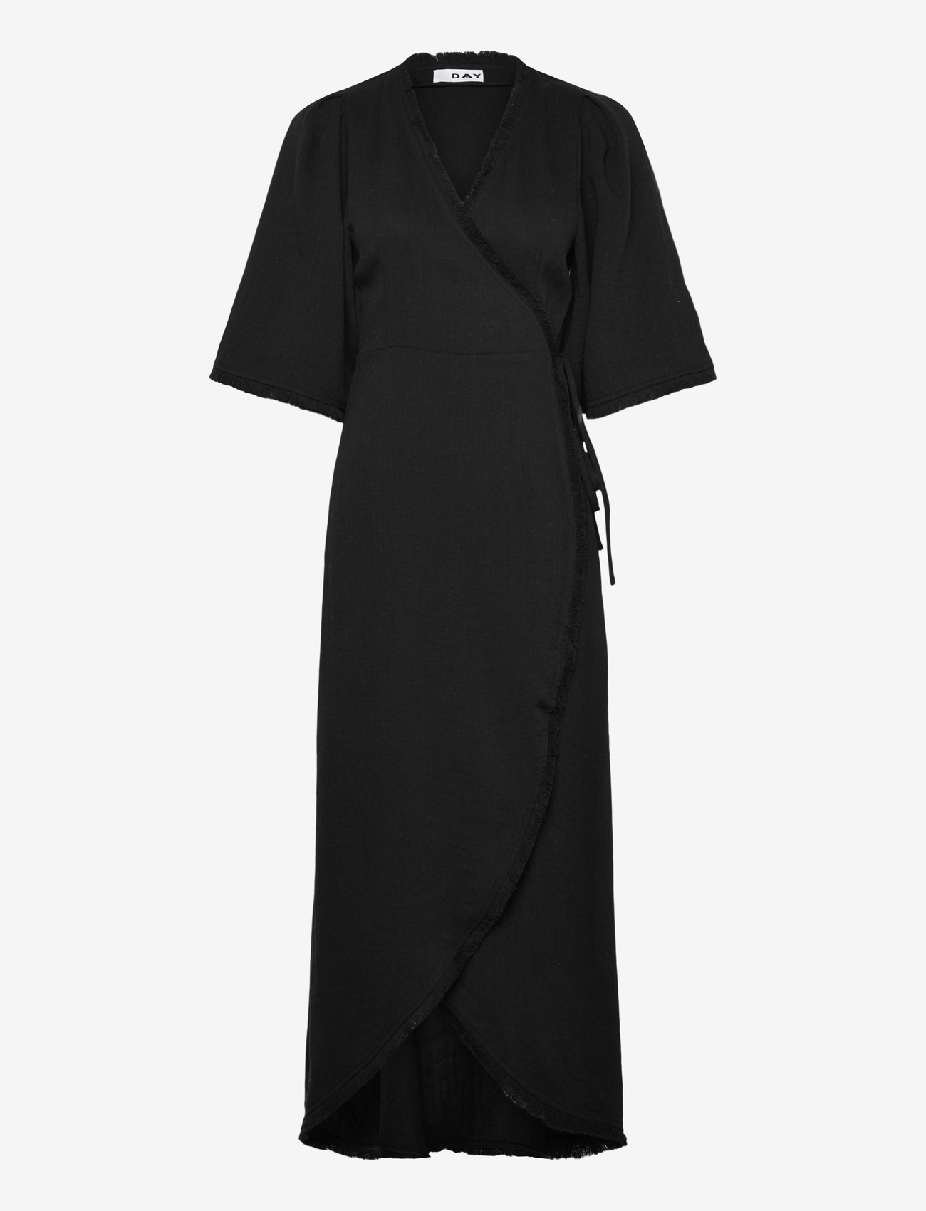 Day Birger et Mikkelsen - Camilla - Contrast Linen - maxi dresses - black - 0