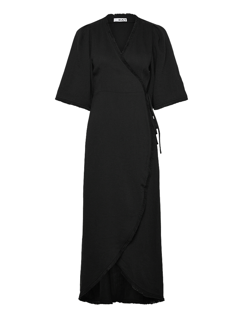 Day Birger et Mikkelsen - Camilla - Contrast Linen - maxi dresses - black - 0