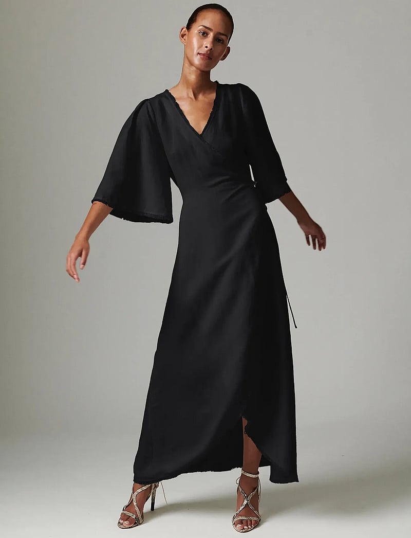 Day Birger et Mikkelsen - Camilla - Contrast Linen - maxikjoler - black - 0