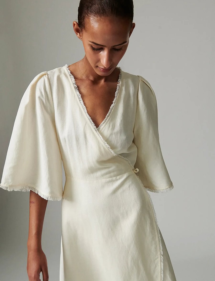 Day Birger et Mikkelsen - Camilla - Contrast Linen - maxi dresses - jet stream - 5