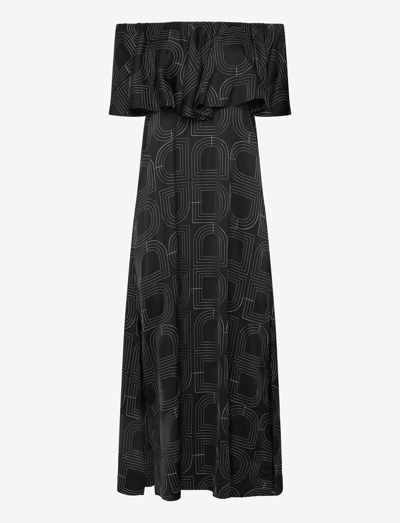 Day Birger et Mikkelsen - Chrissi- Fluid Viscose Stitch - maxi dresses - black - 1