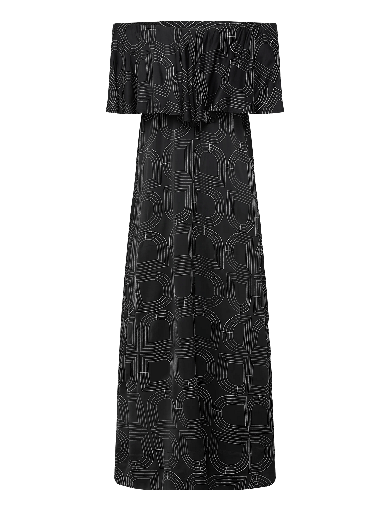Day Birger et Mikkelsen - Chrissi- Fluid Viscose Stitch - maxi dresses - black - 2