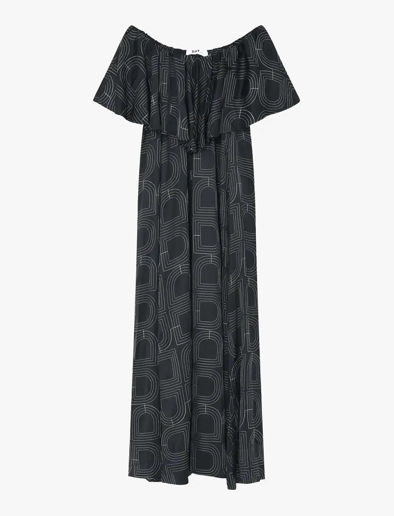 Day Birger et Mikkelsen - Chrissi- Fluid Viscose Stitch - maxi dresses - black - 3