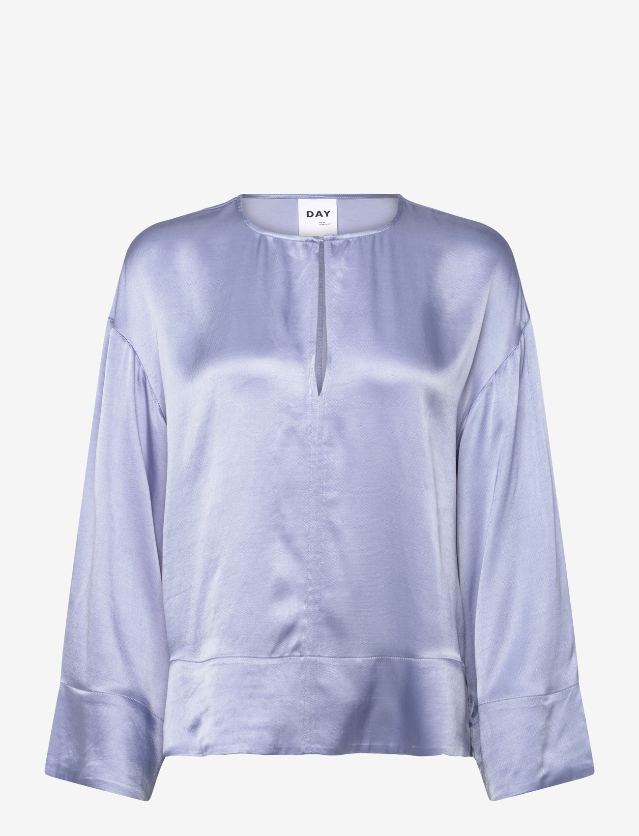 Day Birger et Mikkelsen - Davies - Silky Touch - langärmlige blusen - brunnera blue - 0