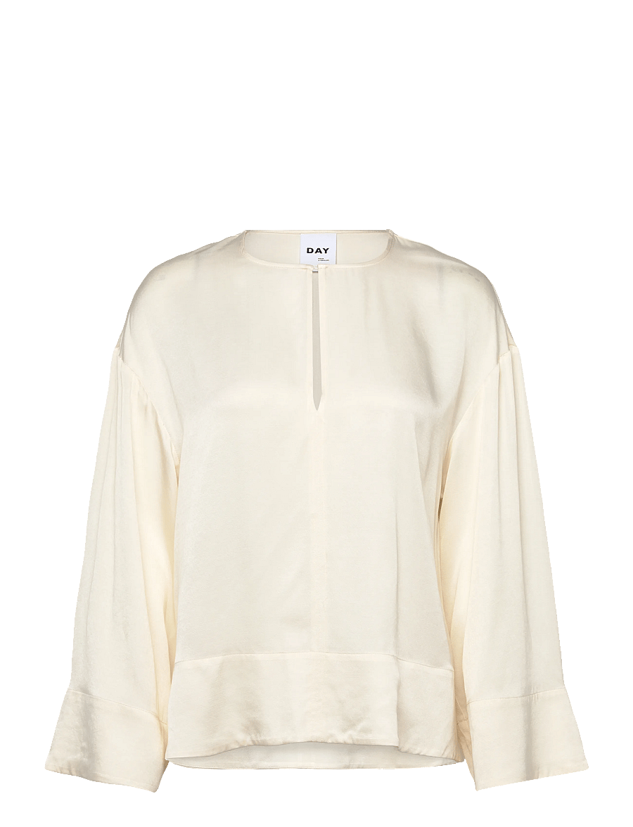 Day Birger et Mikkelsen - Davies - Silky Touch - long sleeved blouses - jet stream - 1