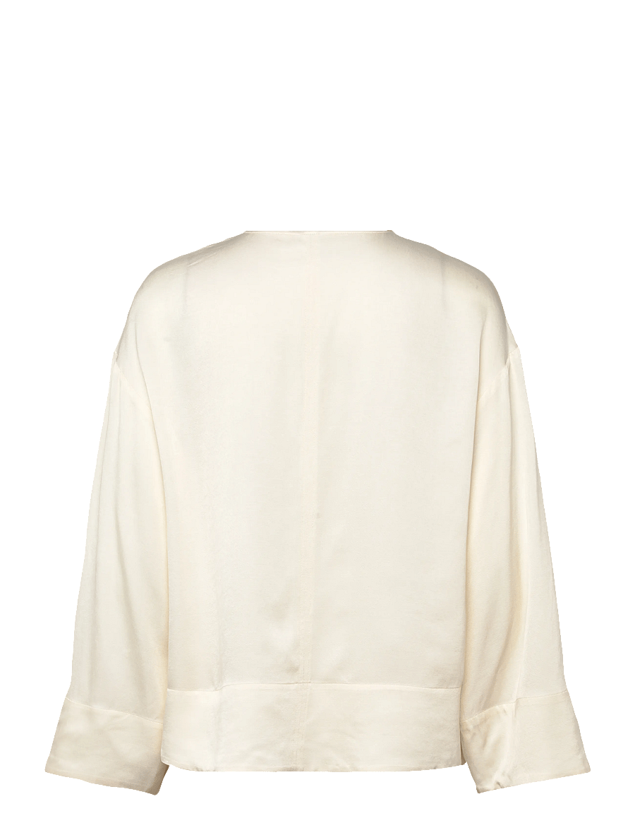Day Birger et Mikkelsen - Davies - Silky Touch - long sleeved blouses - jet stream - 2
