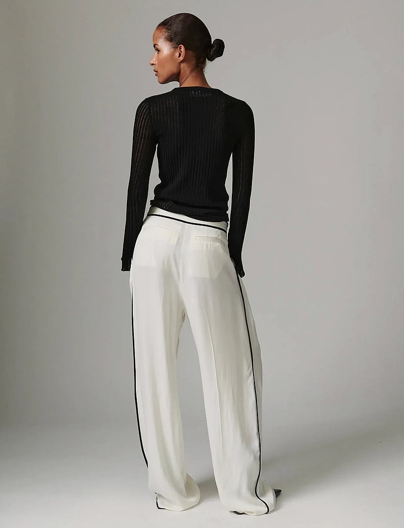 Day Birger et Mikkelsen - Enza - Matte Crepe - hosen mit weitem bein - jet stream - 0