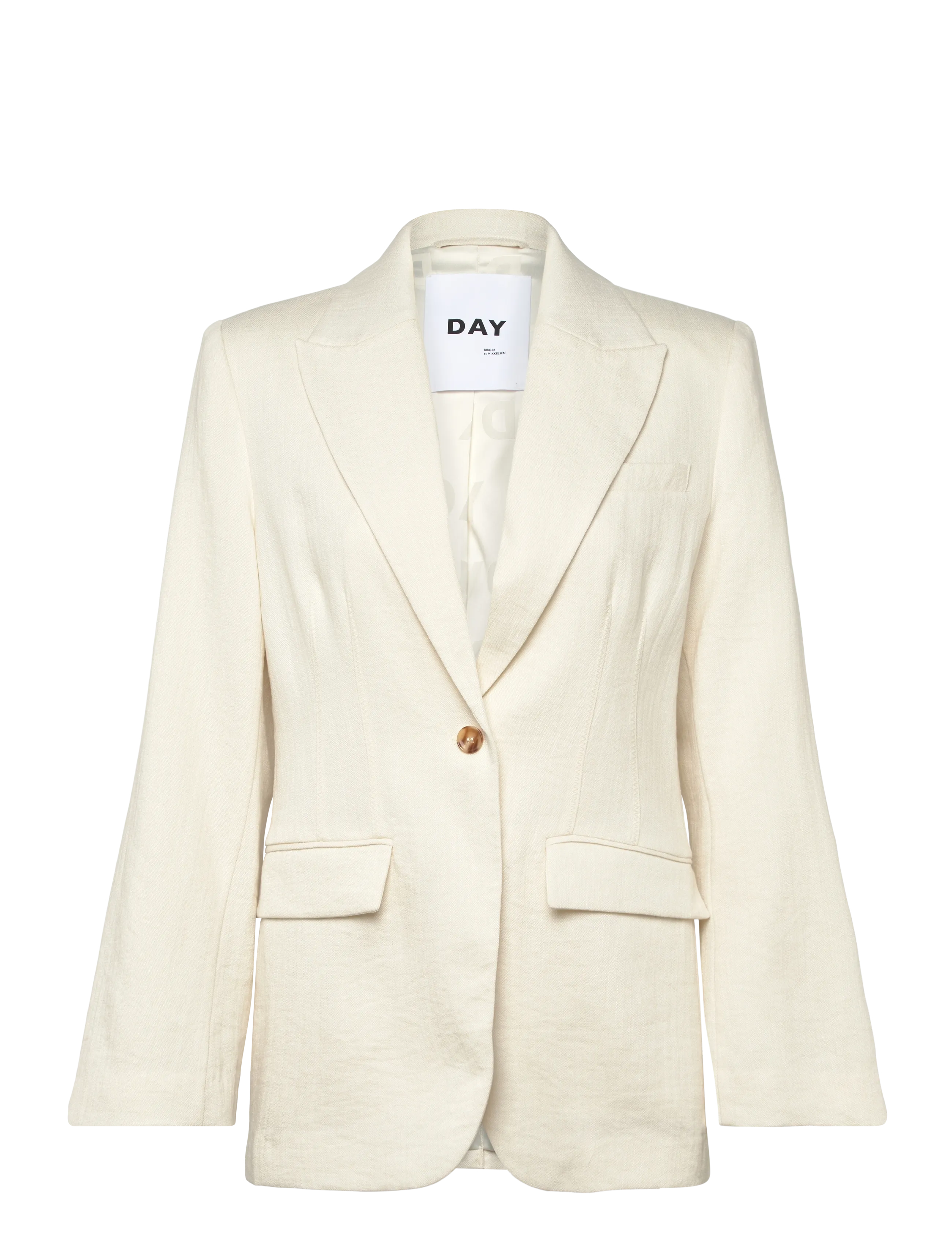 Day Birger et Mikkelsen Fiona - Contrast Linen - DAY Birger et Mikkelsen - JET STREAM / cream