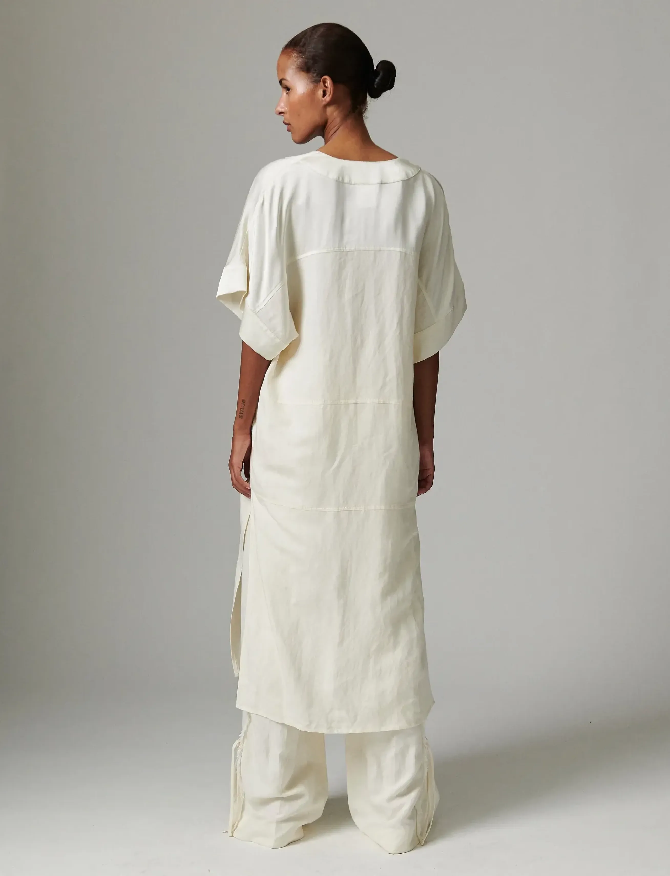 Day Birger et Mikkelsen - Garson - Contrast Linen - midi-kleider - jet stream - 5