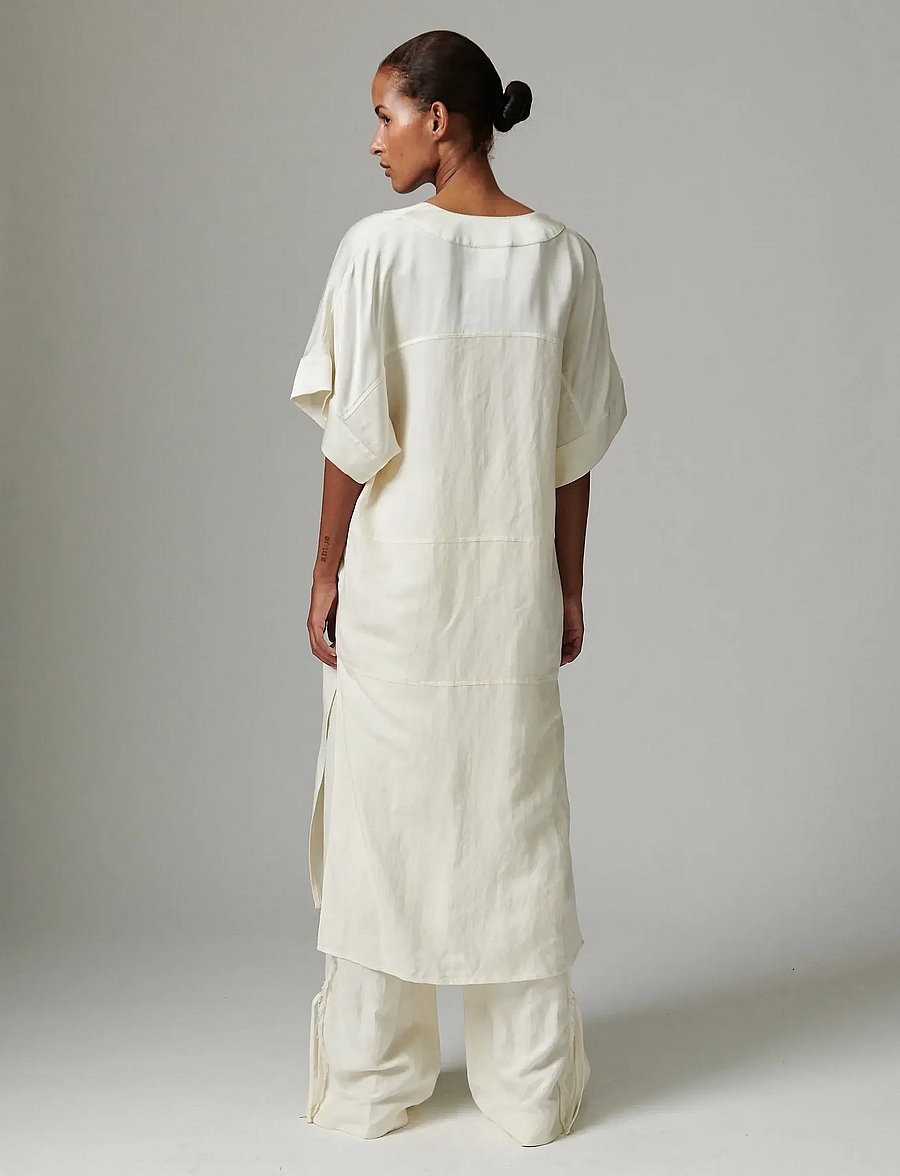 Day Birger et Mikkelsen - Garson - Contrast Linen - midi-kleider - jet stream - 5