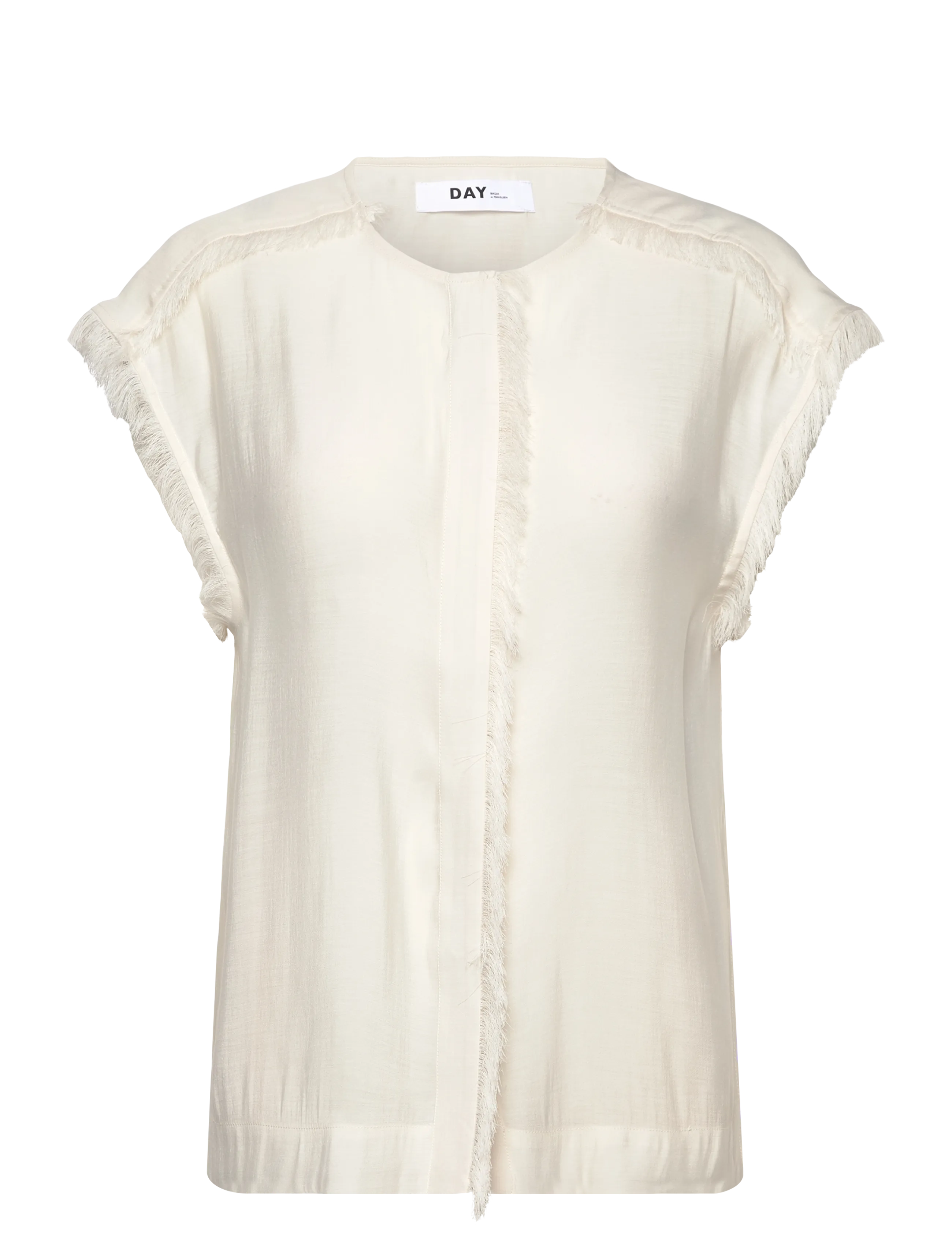 DAY BIRGER ET MIKKELSEN Kua - Sheer Fringes Cream - 38 - Damen