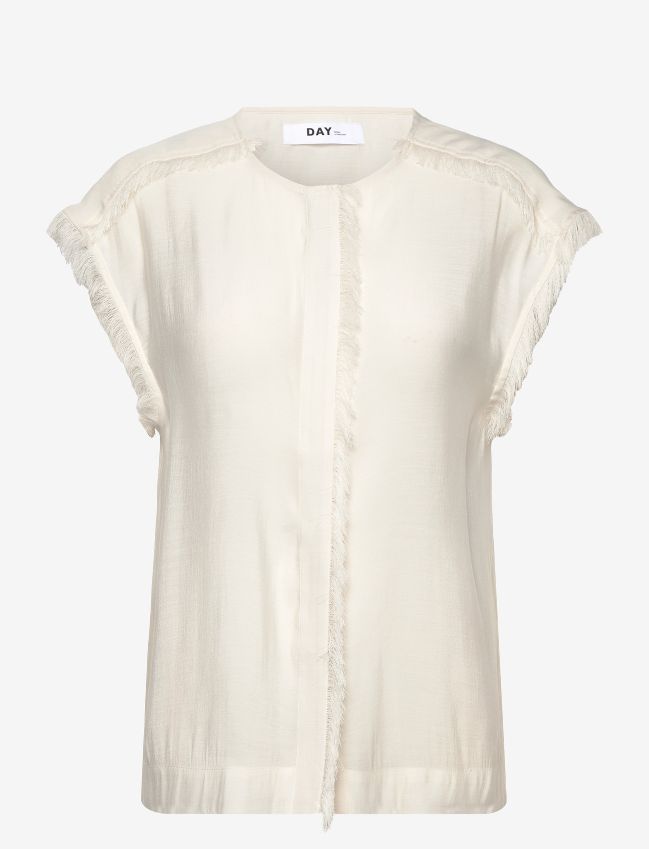 Day Birger et Mikkelsen - Kua - Sheer Fringes - Ärmellose blusen - jet stream - 1