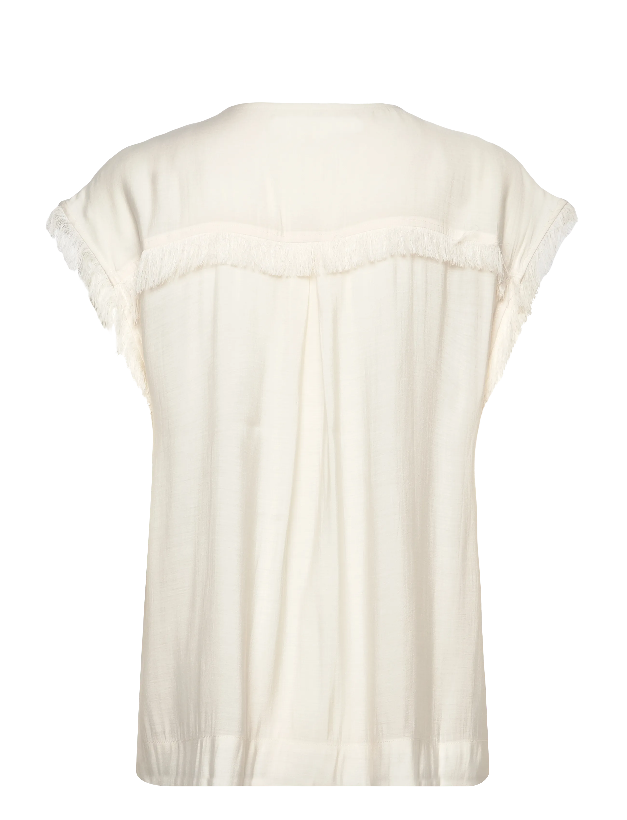 Day Birger et Mikkelsen - Kua - Sheer Fringes - sleeveless blouses - jet stream - 2
