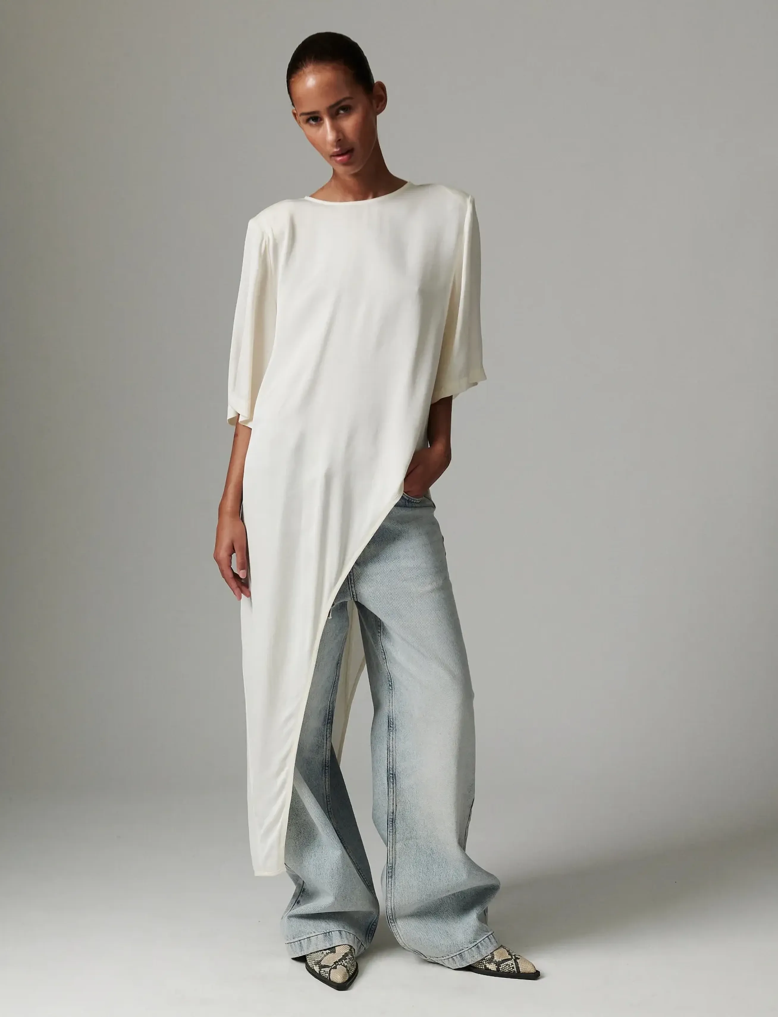 DAY BIRGER ET MIKKELSEN Lolly Matte Crepe blusar dam – bild 4