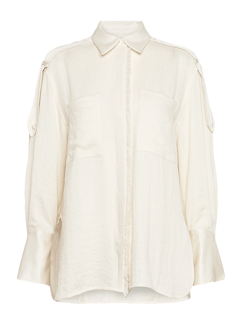 Day Birger et Mikkelsen - Norma - Contrast Linen - jeansskjortor - jet stream - 1