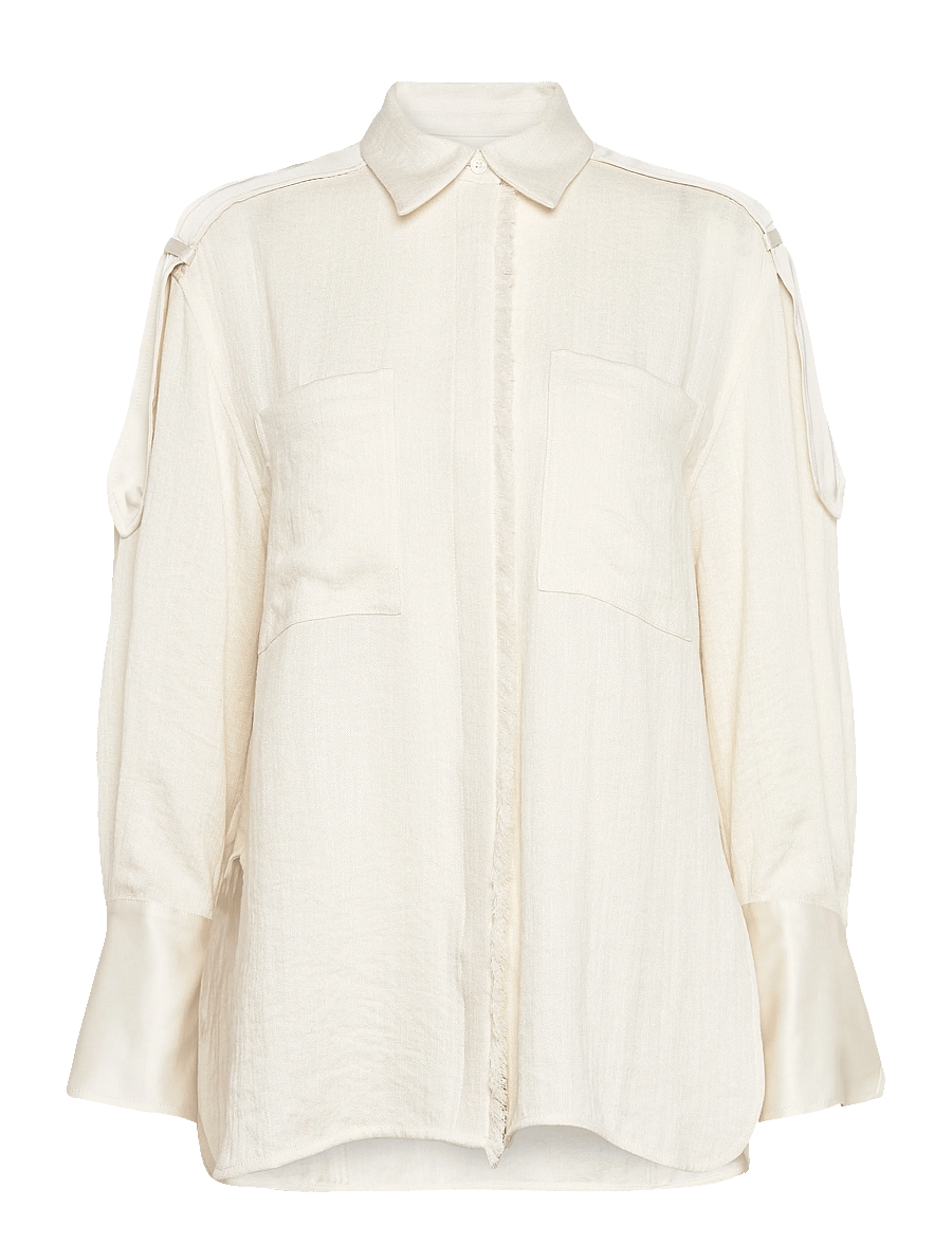 Day Birger et Mikkelsen - Norma - Contrast Linen - denimskjorter - jet stream - 1