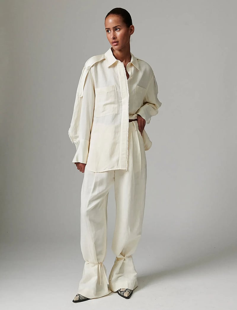 Day Birger et Mikkelsen - Norma - Contrast Linen - denimskjorter - jet stream - 0