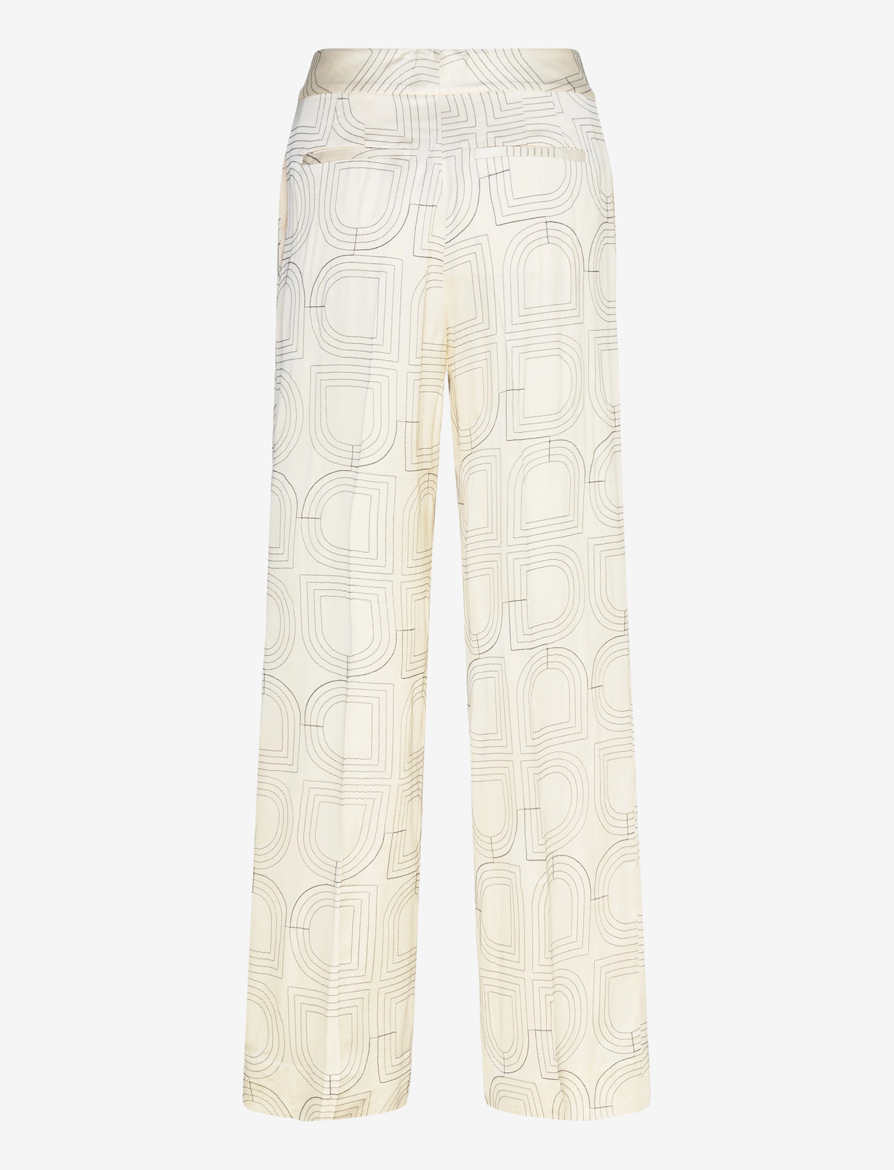 Day Birger et Mikkelsen - Phoebe - Fluid Viscose Stitch - wide leg trousers - jet stream - 2