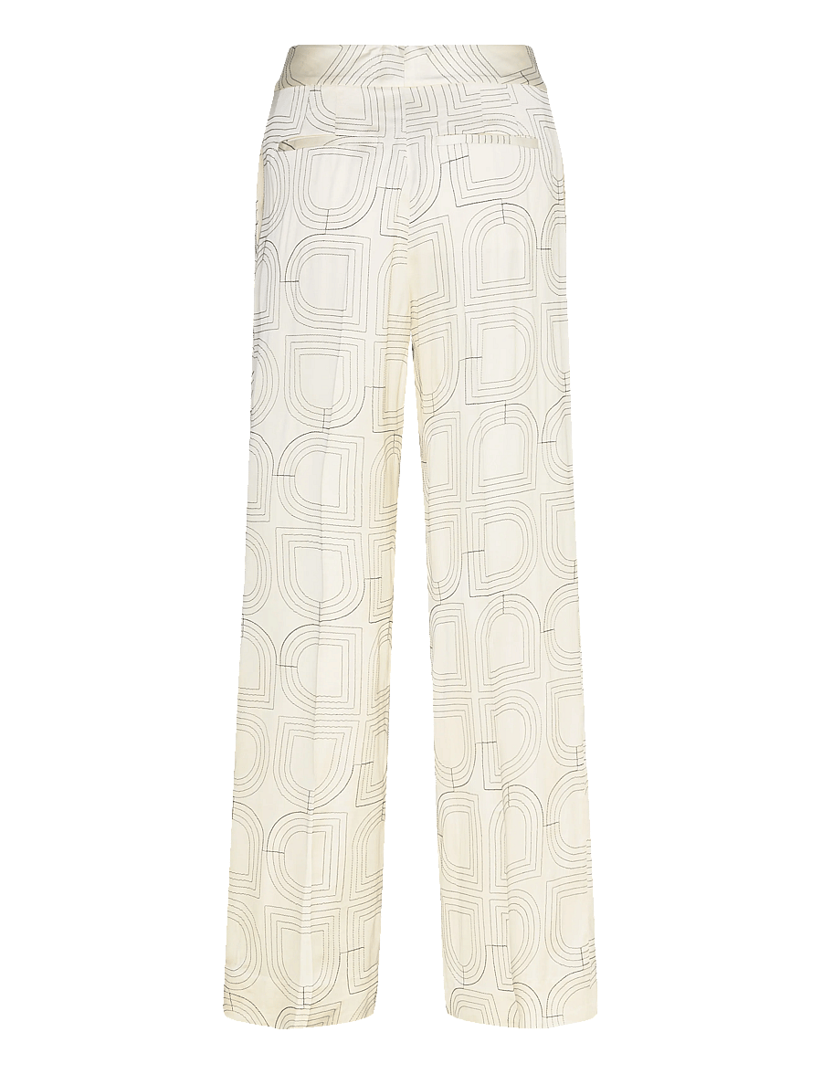 Day Birger et Mikkelsen - Phoebe - Fluid Viscose Stitch - hosen mit weitem bein - jet stream - 2