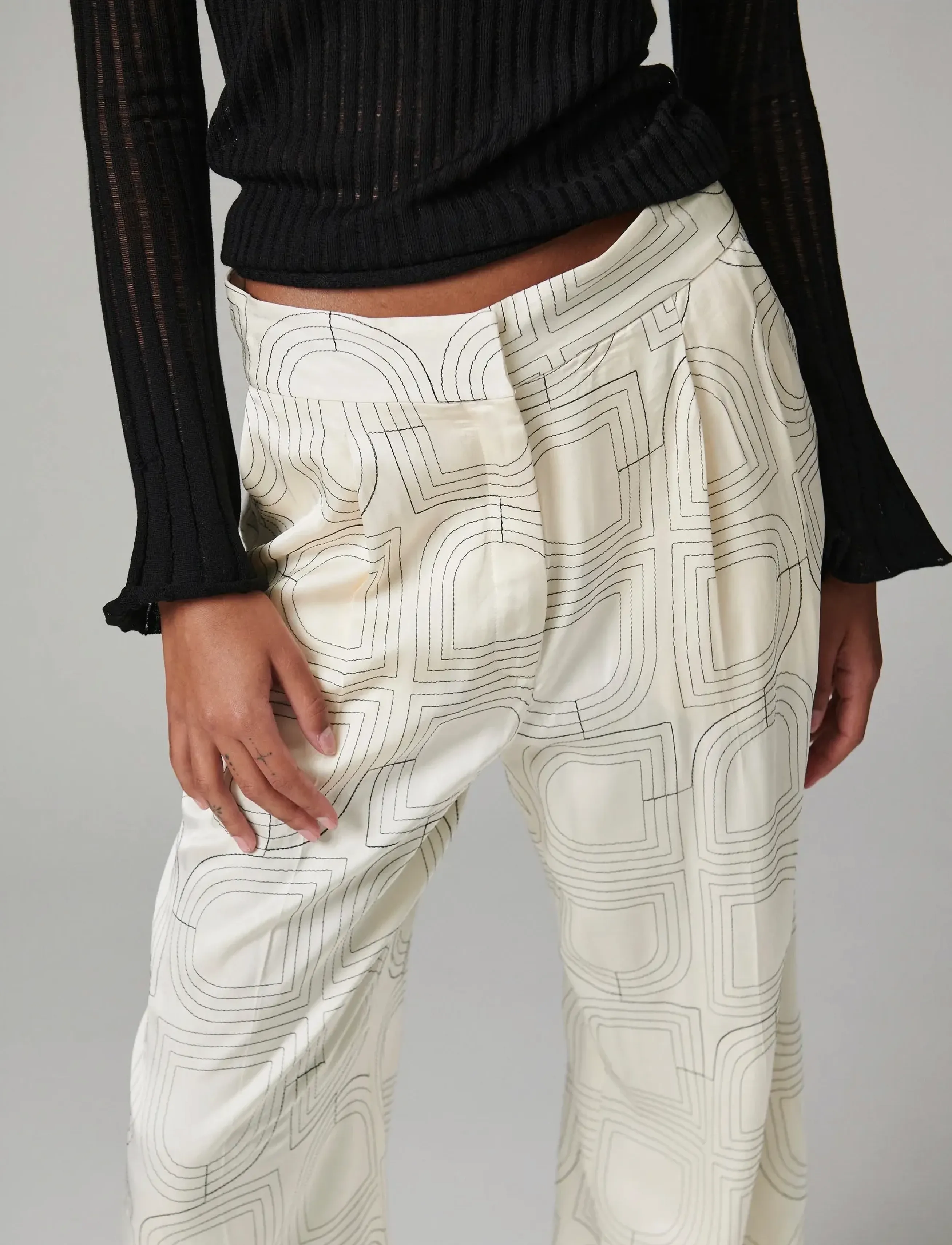DAY BIRGER ET MIKKELSEN Phoebe Fluid Viscose Stitch kostymbyxor dam – bild 3