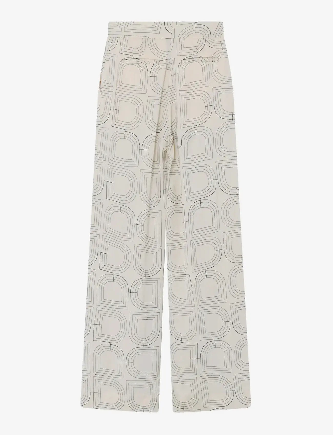Day Birger et Mikkelsen - Phoebe - Fluid Viscose Stitch - wide leg trousers - jet stream - 4