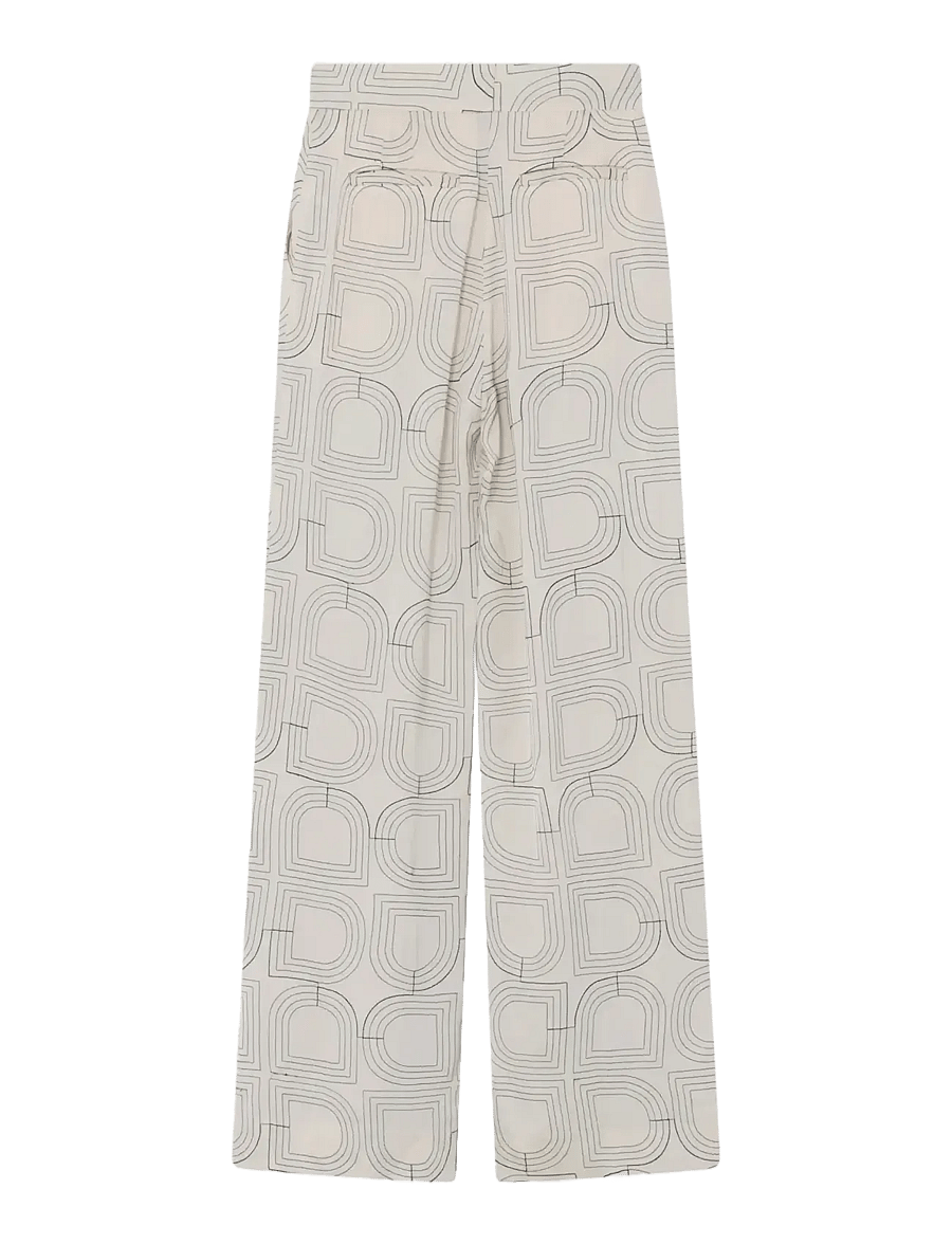 Day Birger et Mikkelsen - Phoebe - Fluid Viscose Stitch - hosen mit weitem bein - jet stream - 4