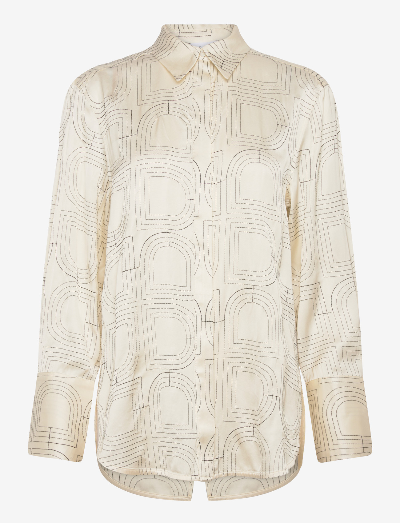 Day Birger et Mikkelsen - Plyma- Fluid Viscose Stitch - denim shirts - jet stream - 1