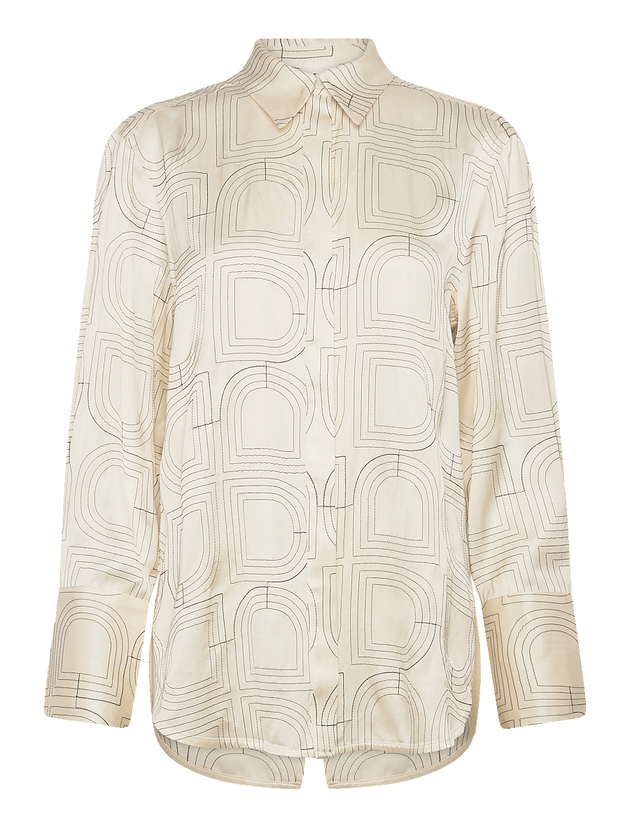Day Birger et Mikkelsen - Plyma- Fluid Viscose Stitch - jeanshemden - jet stream - 1