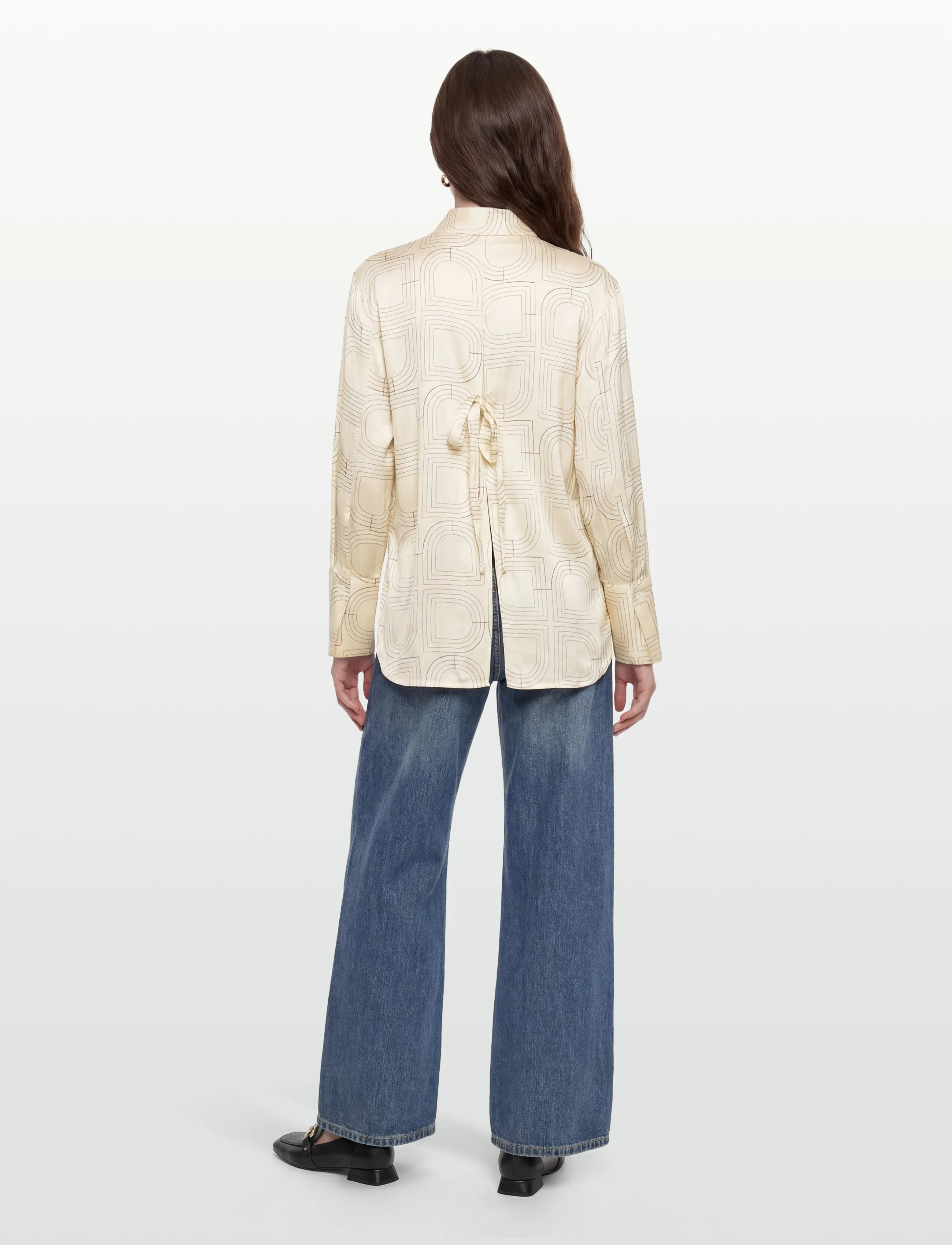 Day Birger et Mikkelsen - Plyma- Fluid Viscose Stitch - jeanshemden - jet stream - 4