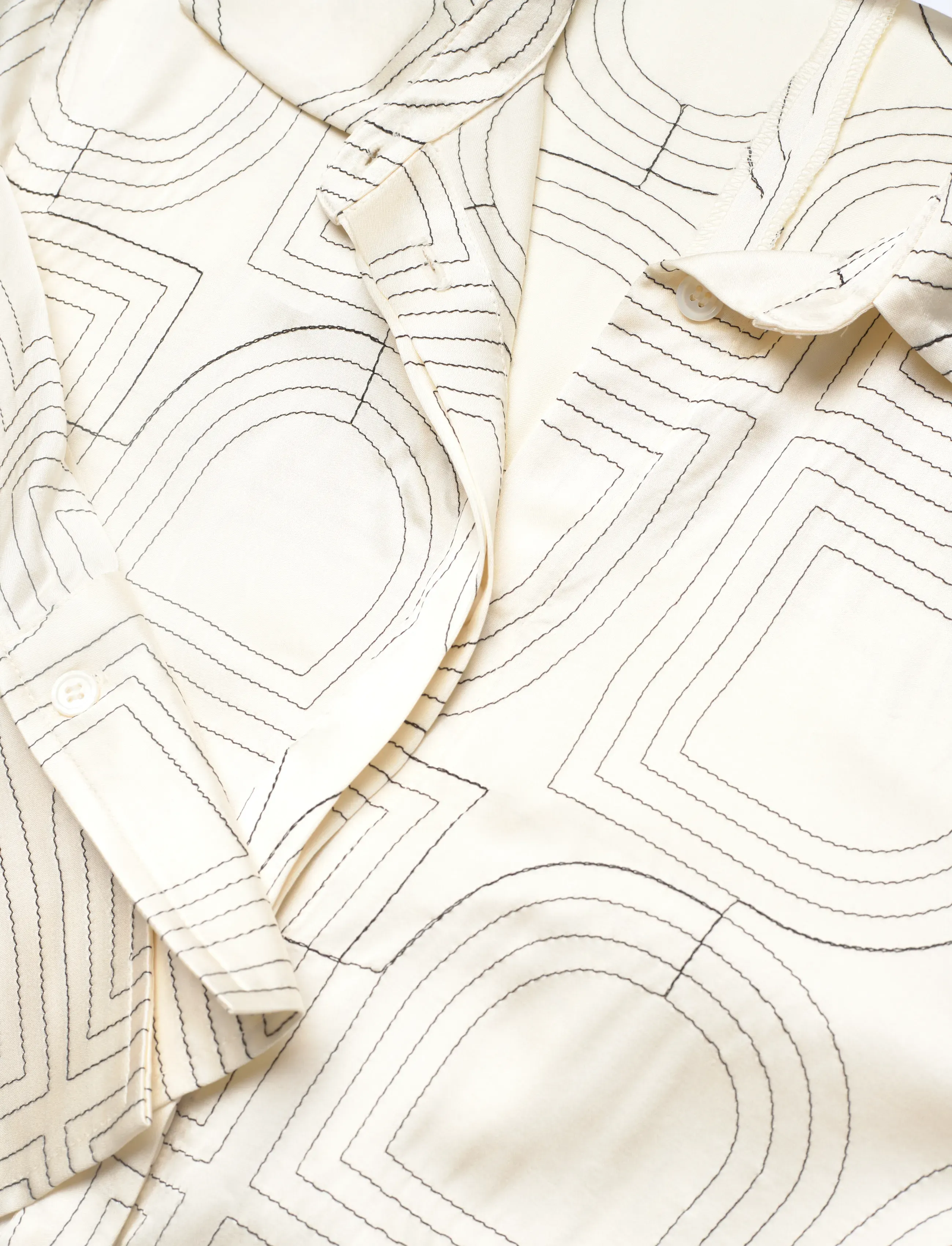 Day Birger et Mikkelsen - Plyma- Fluid Viscose Stitch - jeanshemden - jet stream - 5