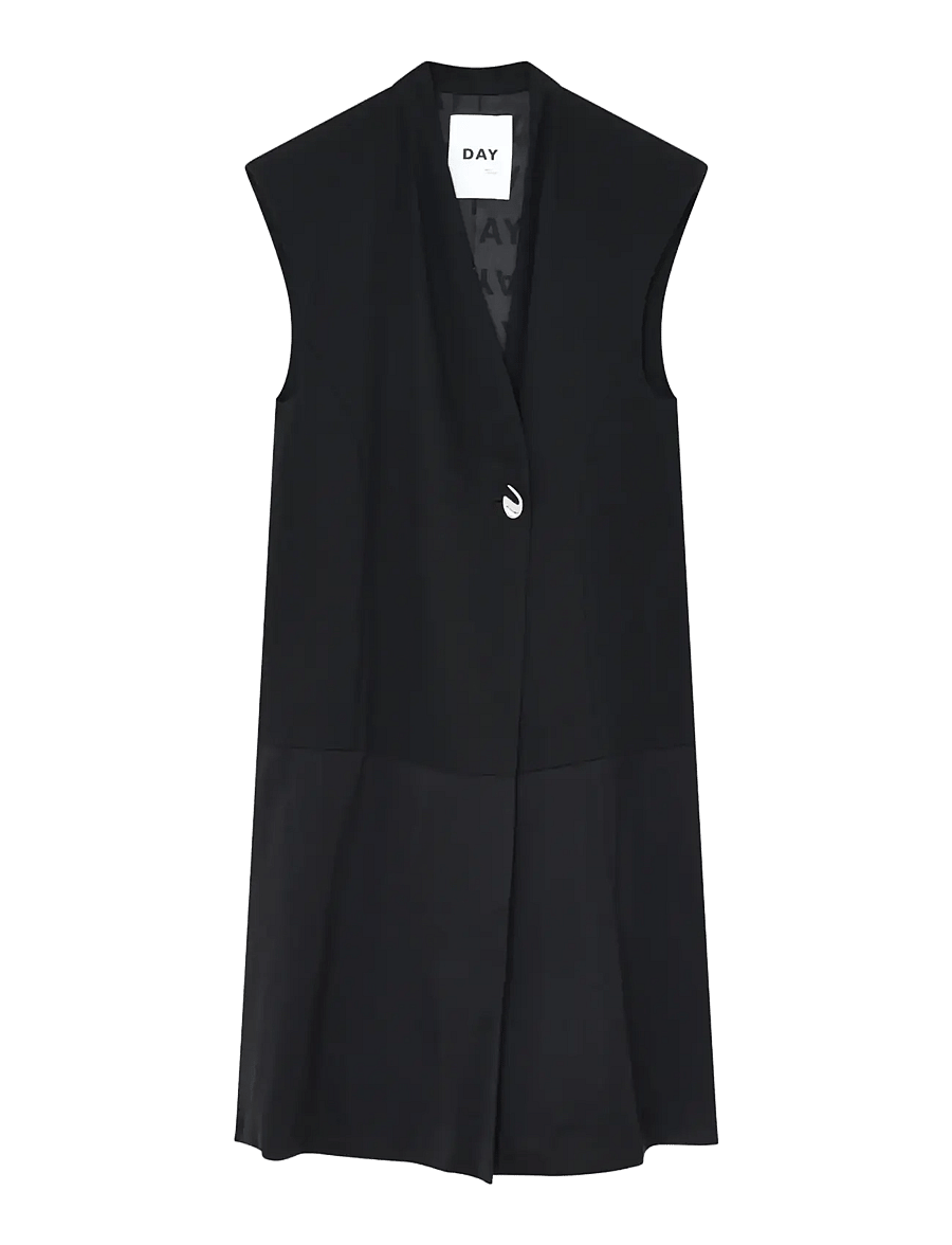 Day Birger et Mikkelsen - Rorina - Contrast Linen - leichte mäntel - black - 5