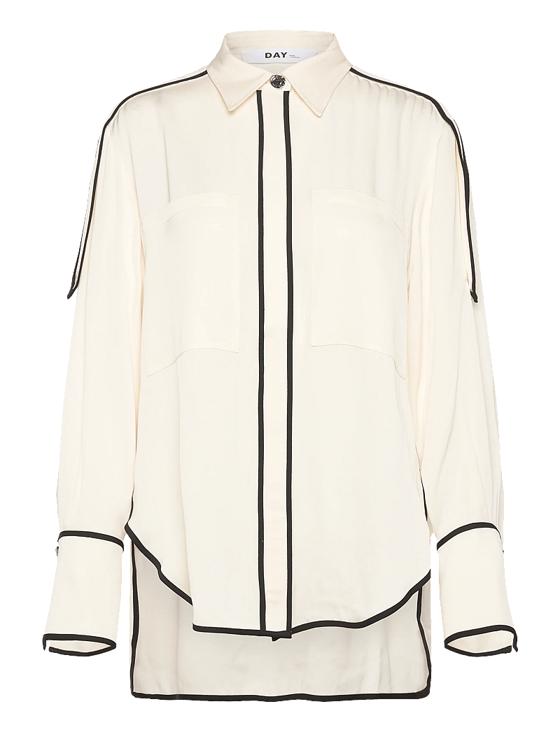 Day Birger et Mikkelsen - Stello - Matte Crepe - jeanshemden - jet stream - 1