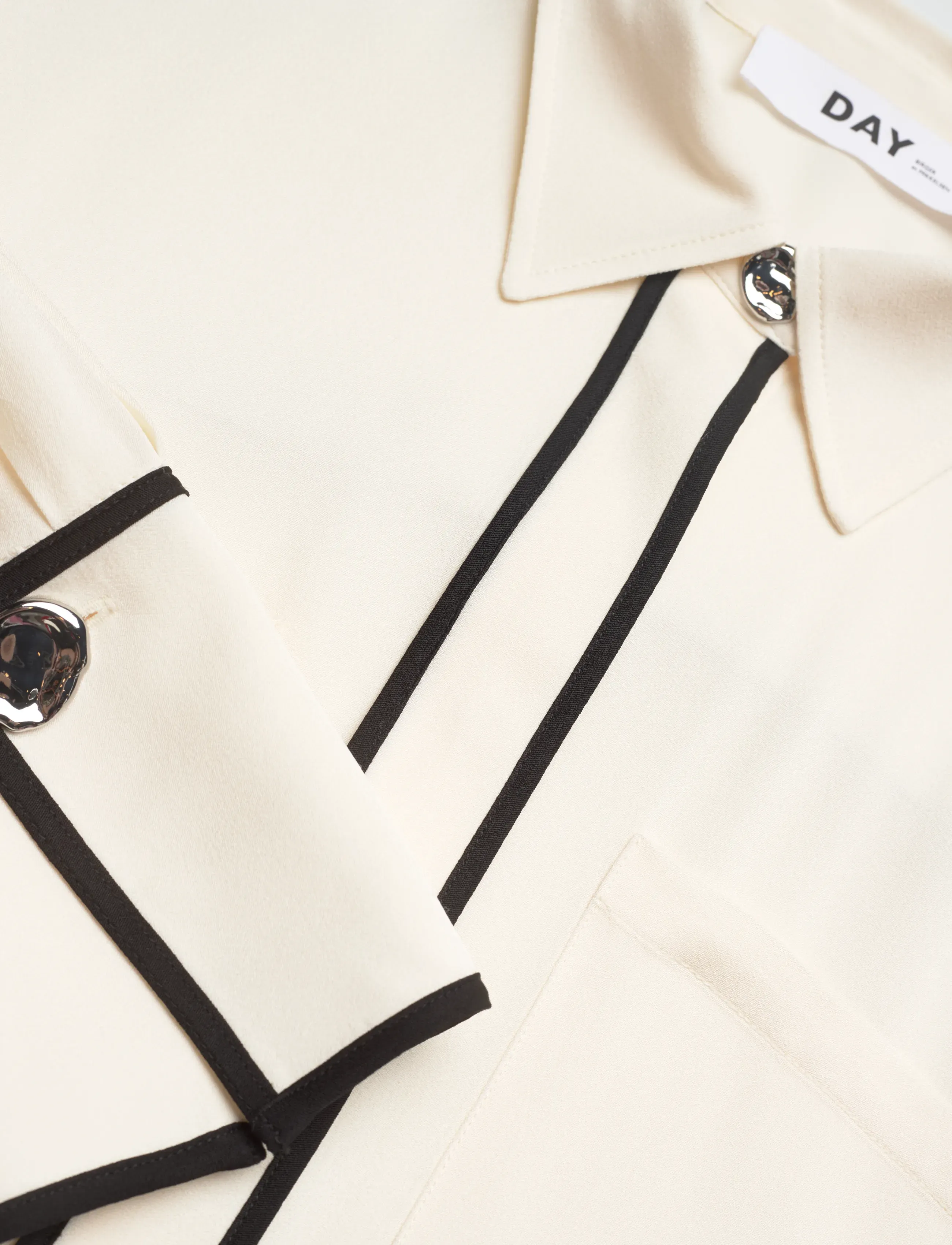 Day Birger et Mikkelsen - Stello - Matte Crepe - denimskjorter - jet stream - 5
